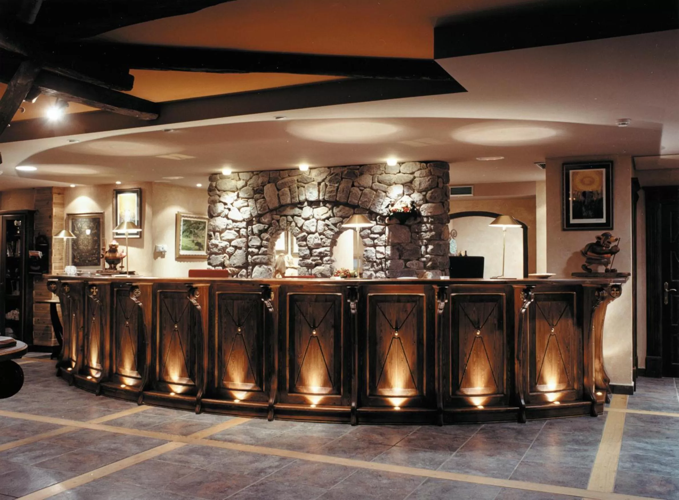 Lobby or reception in Hotel Hospital de Benasque