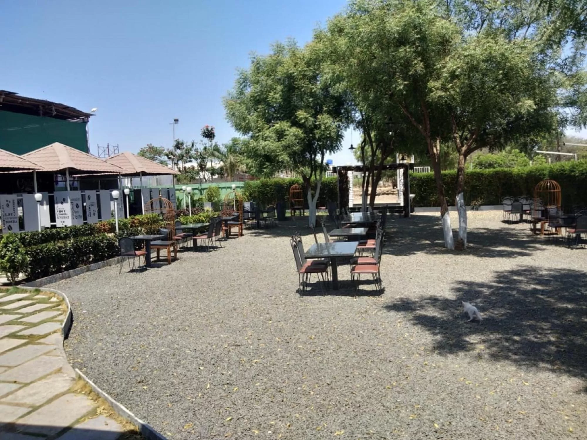 Garden in Hotel Krishna Exotica