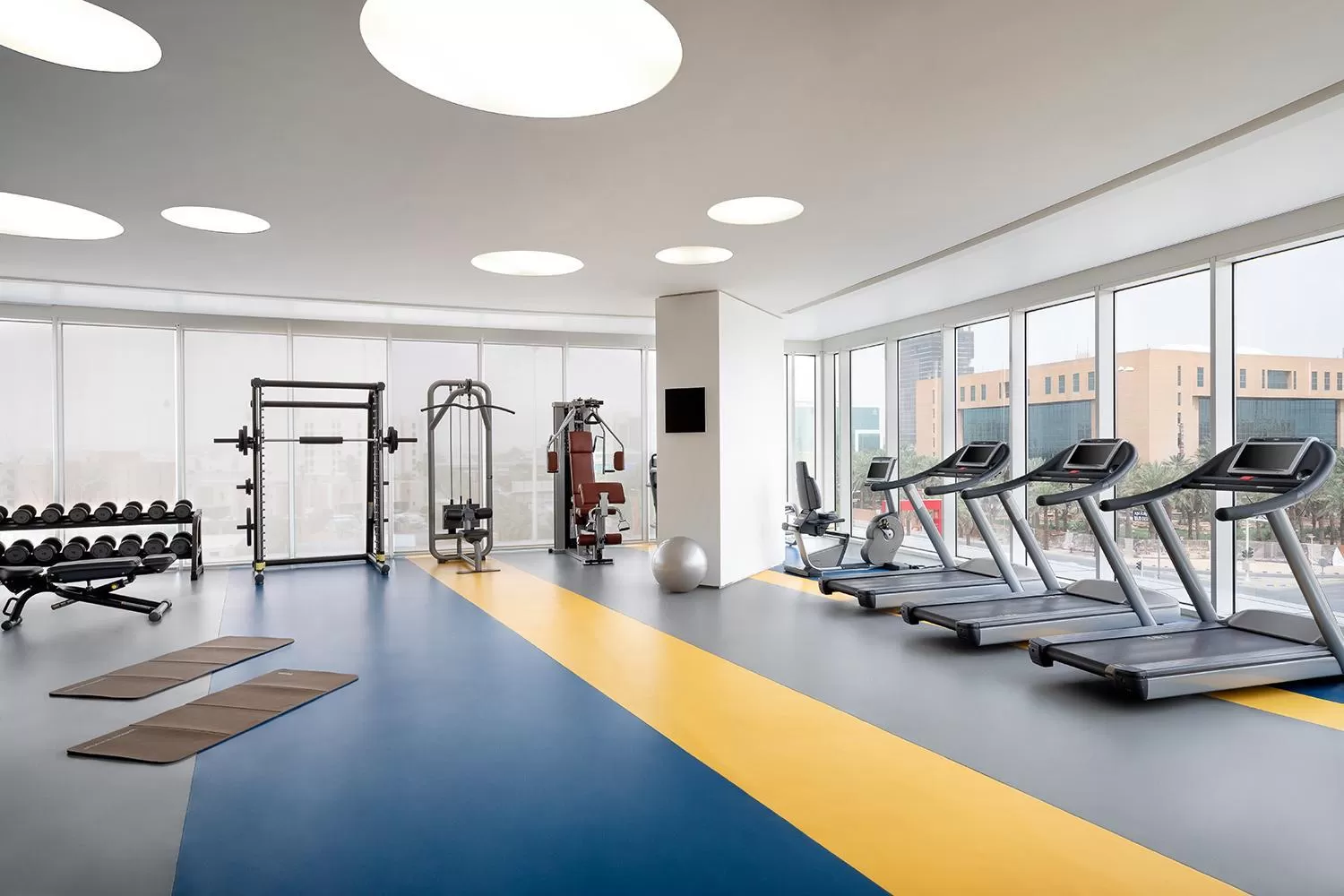 Fitness centre/facilities in Le Meridien Riyadh