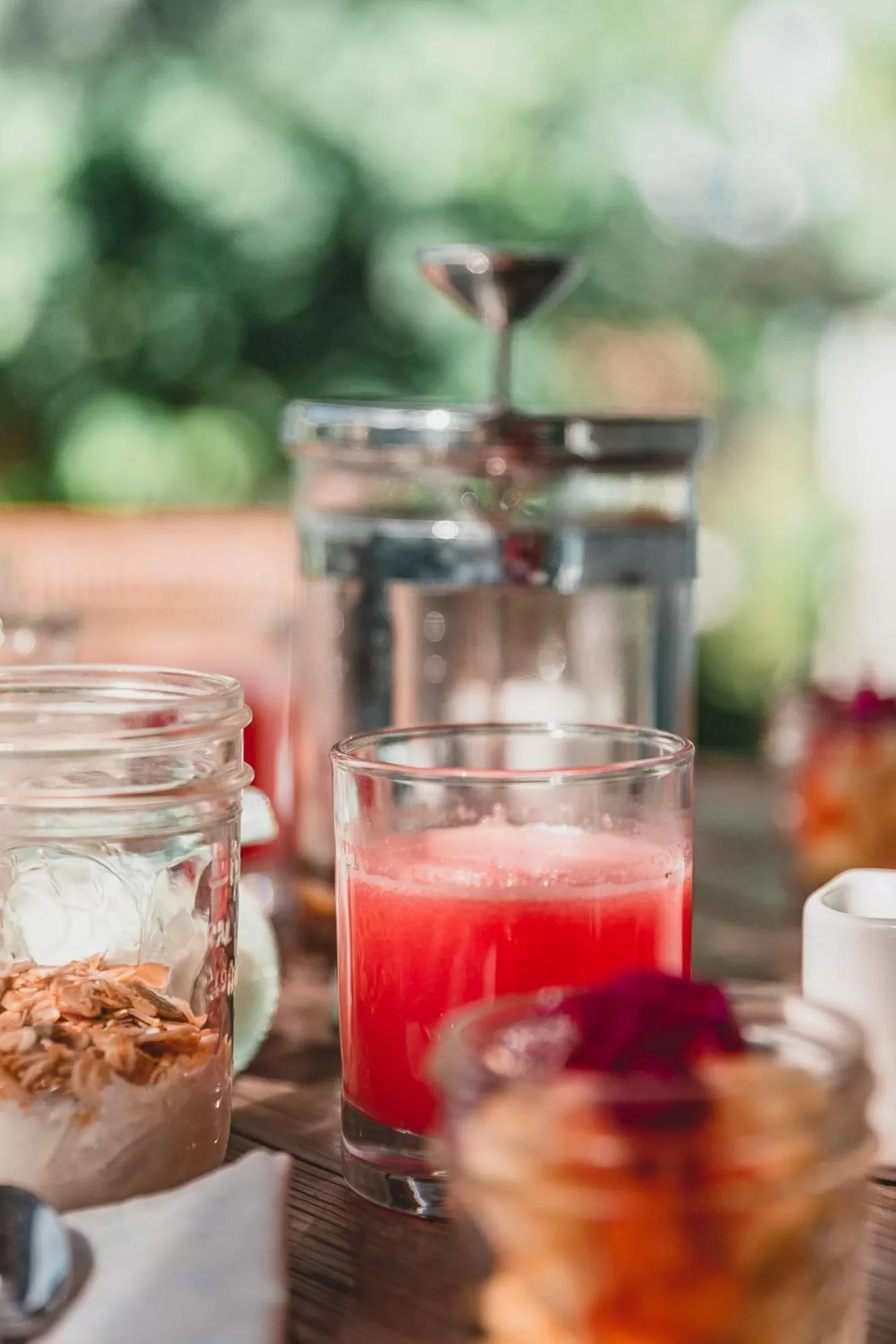 Food and drinks in The Shacks at Sandy Bay