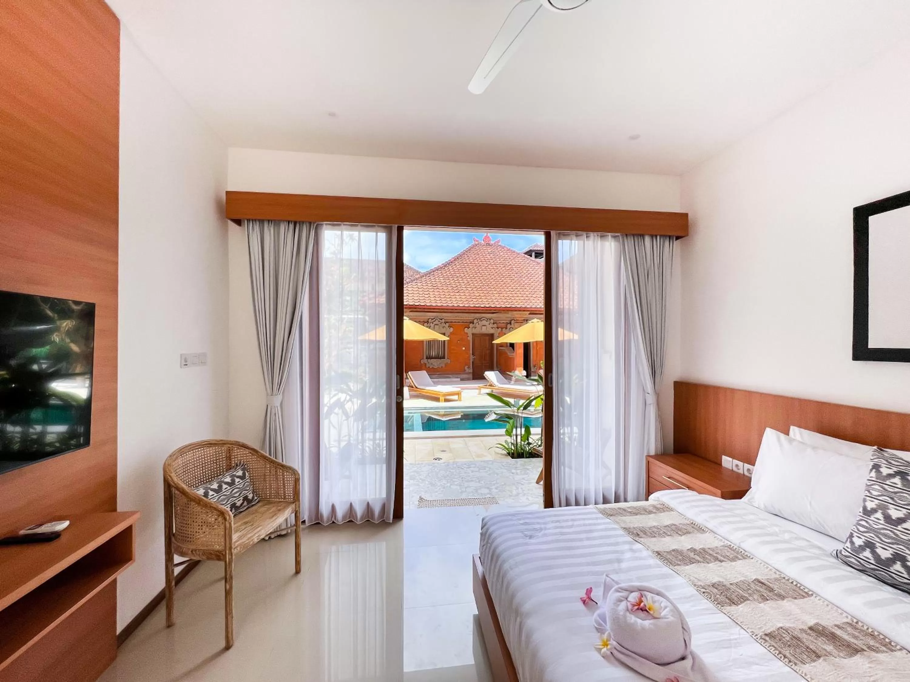 Bedroom, Bed in Puspa Ayu Villas & Apartments