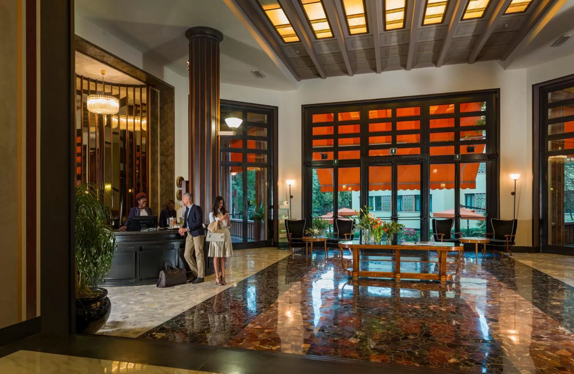 Lobby or reception in Grand Hotel Castrocaro Longlife Formula