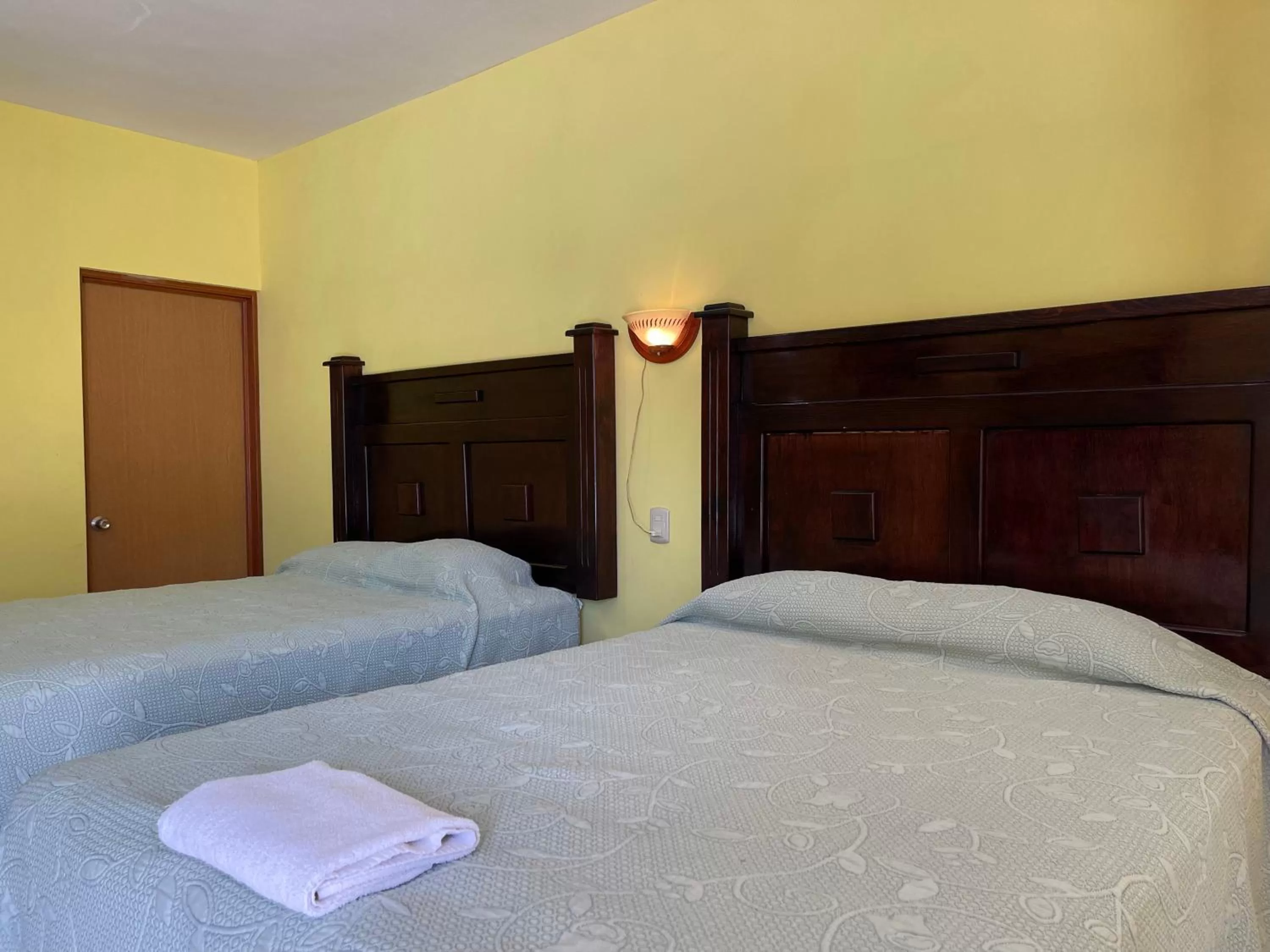 Bed in Hotel Pueblo Viejo