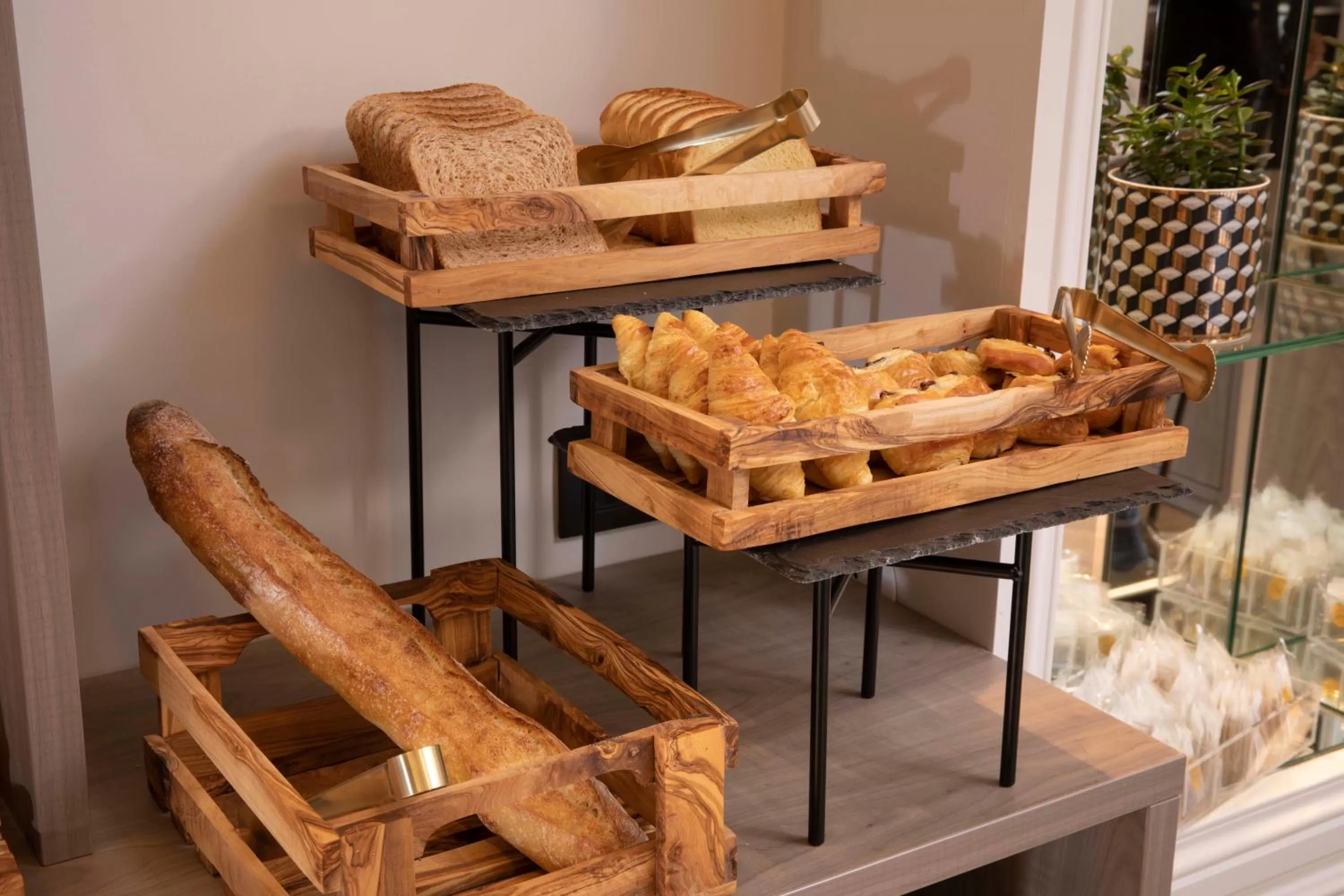 Buffet breakfast in First Hotel Paris Tour Eiffel