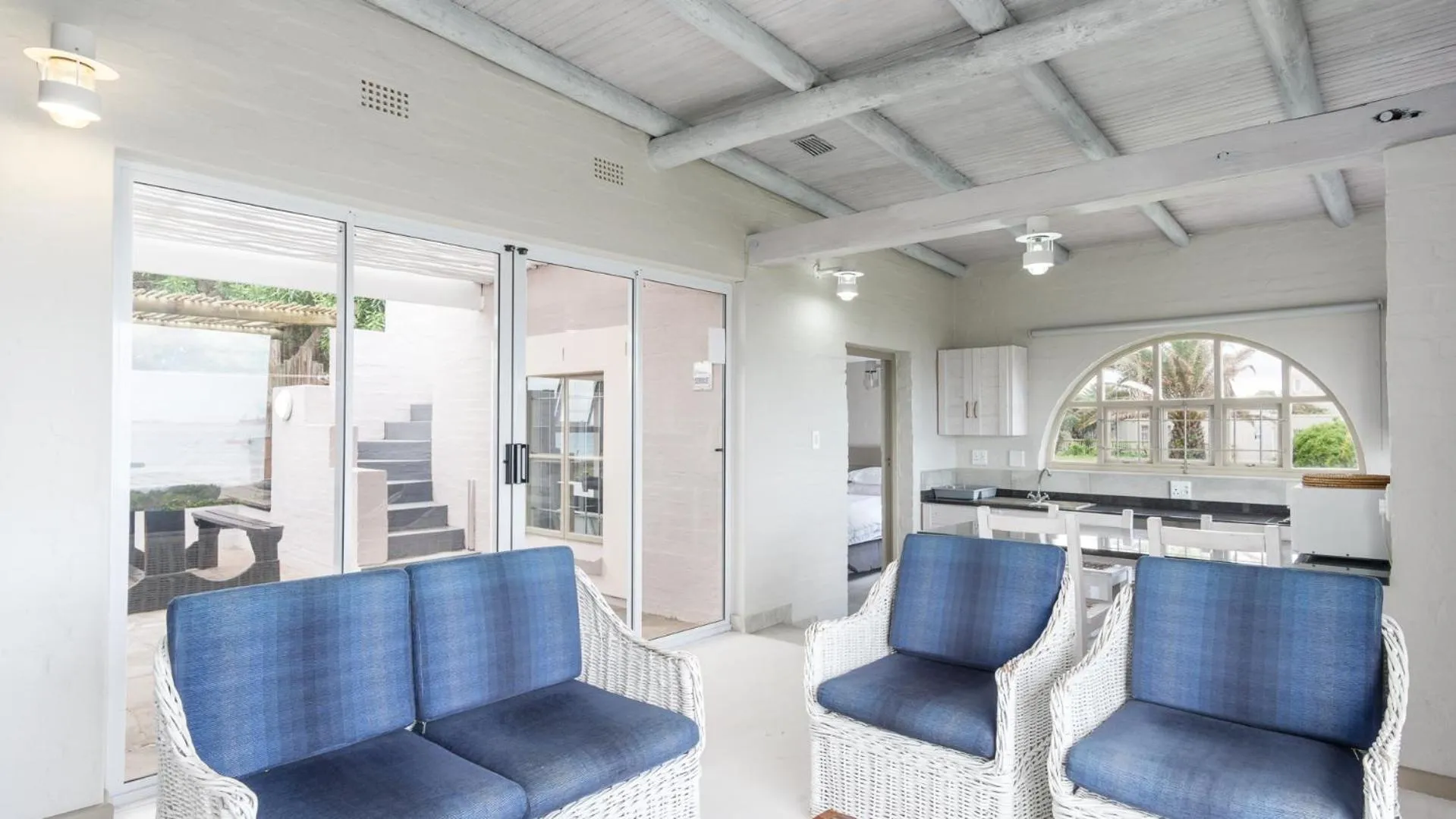 Living room in Blue Bay Lodge