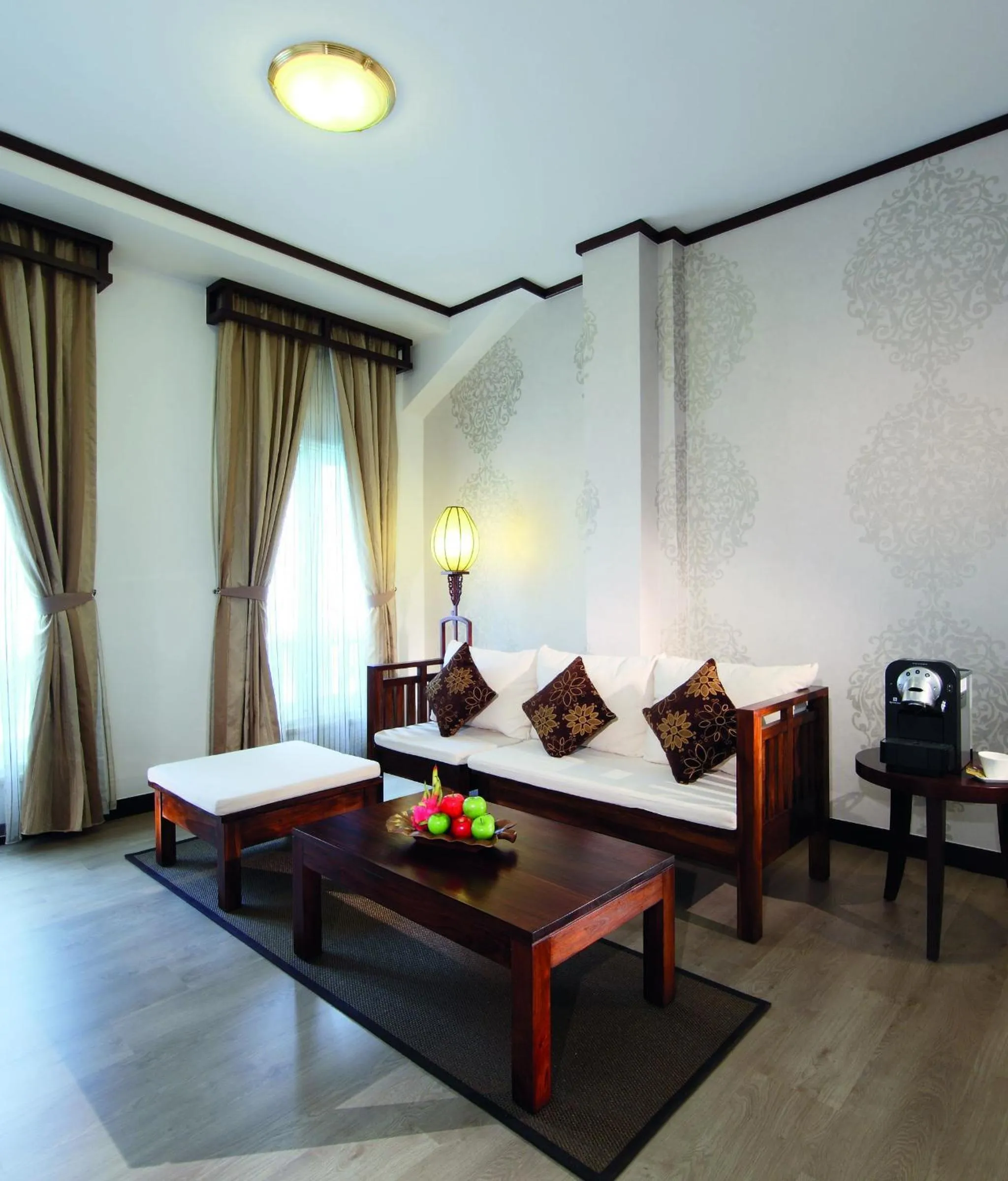 Living room, Bed in Village Hotel Albert Court by Far East Hospitality