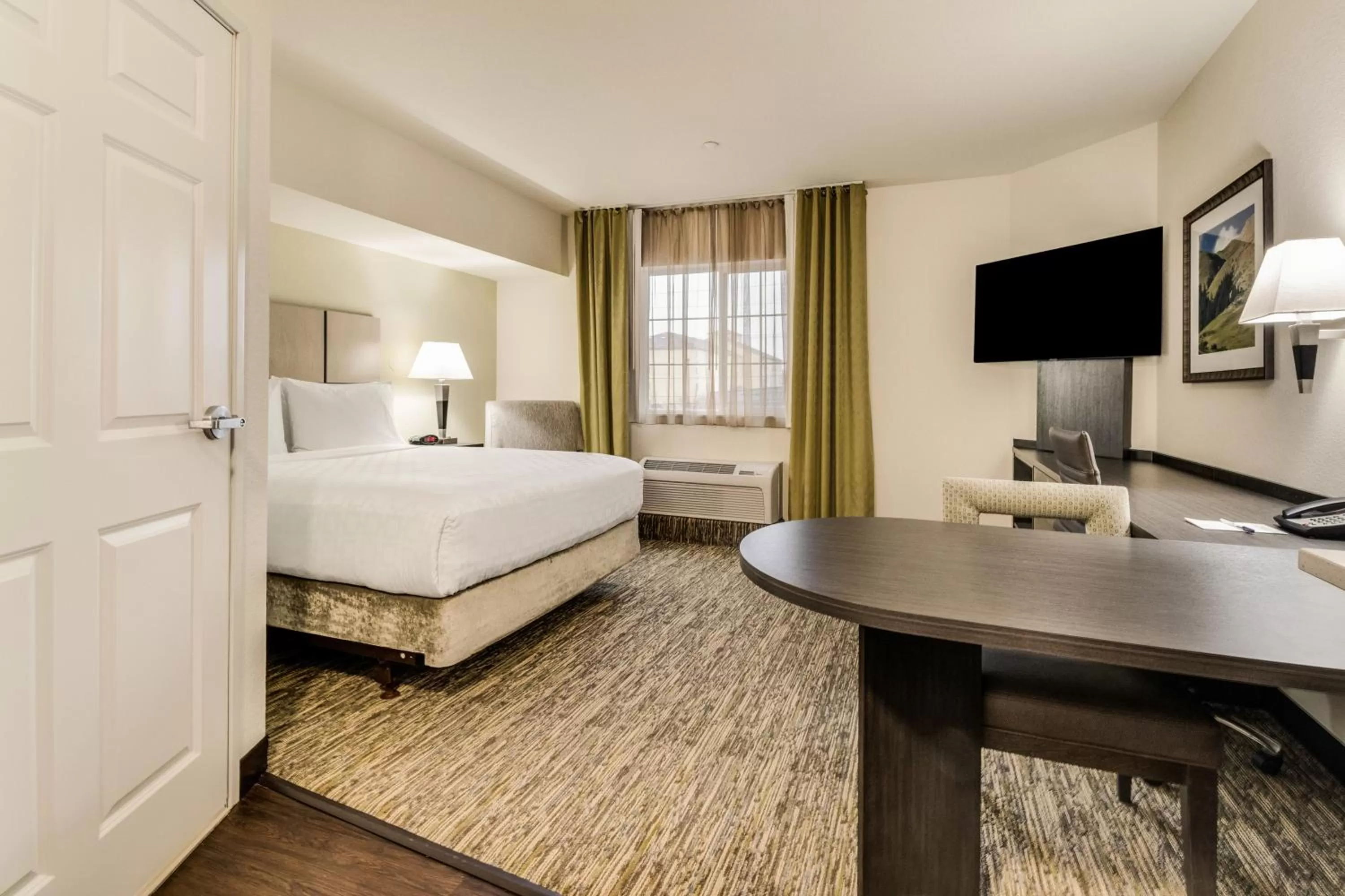 Bed in Candlewood Suites Portland Airport by IHG