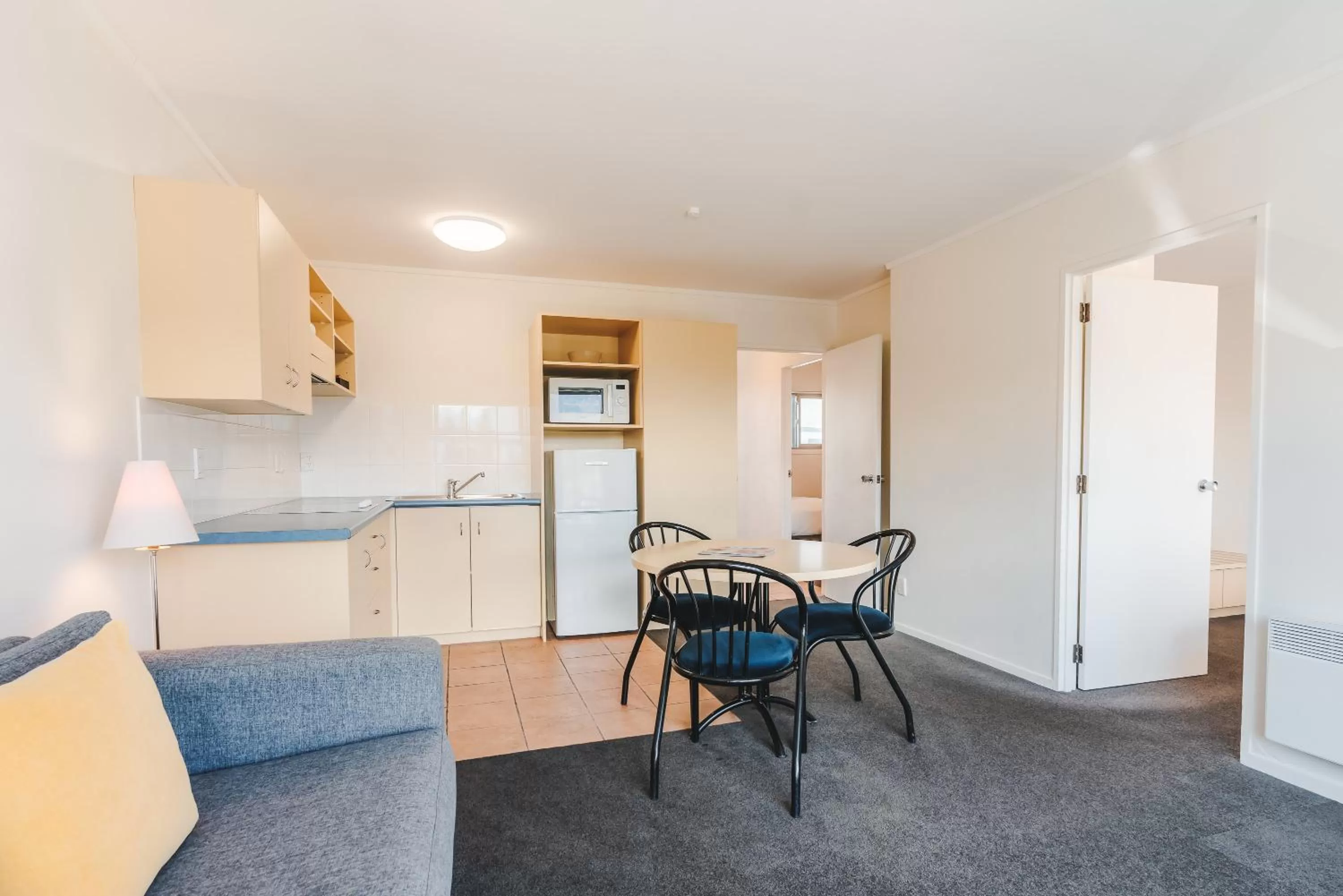 Living room in Blue Peaks Lodge