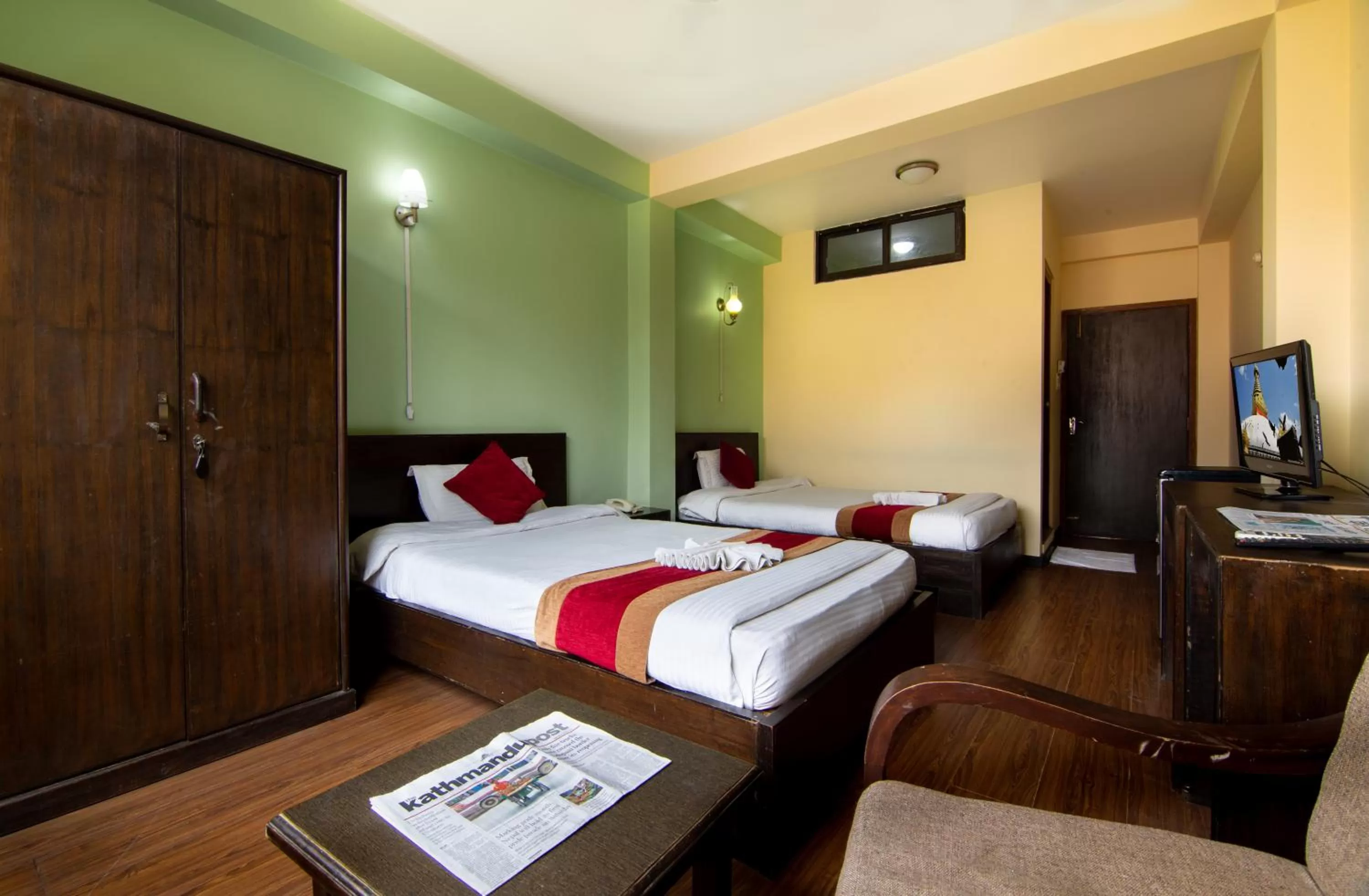 Bed in Hotel Family Home