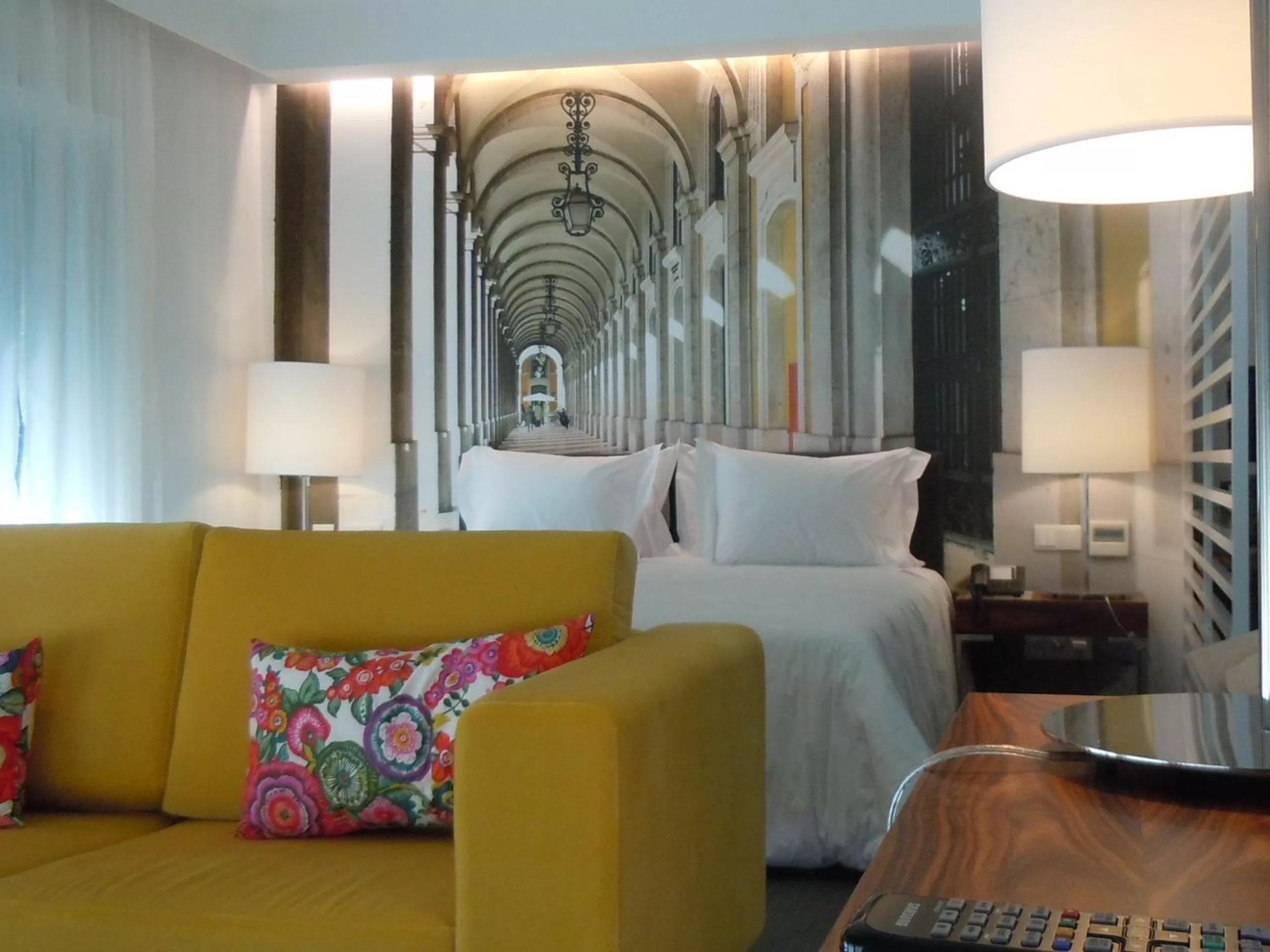 Living room, Bed in Olissippo Saldanha