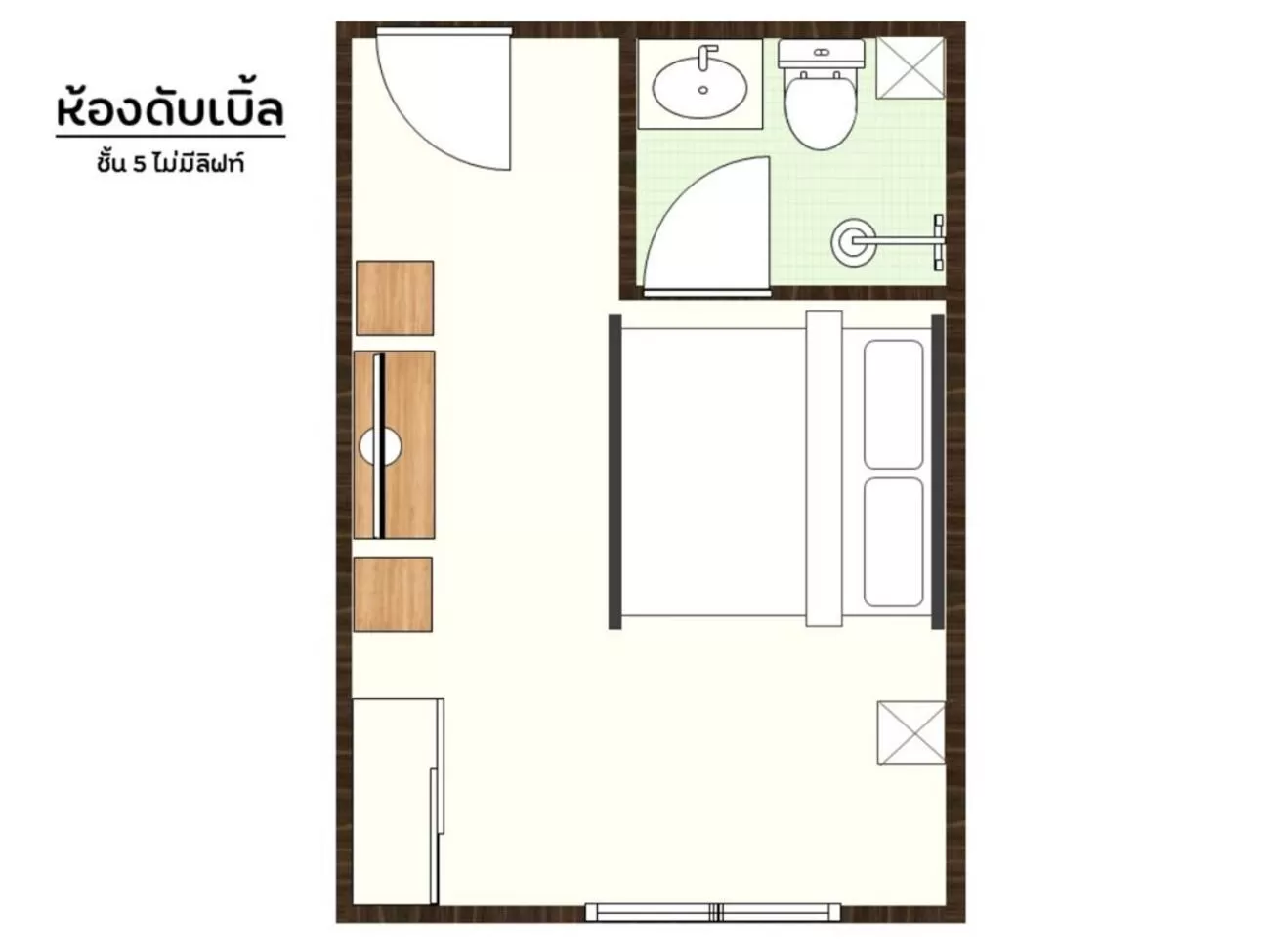 Floor plan in Don Muang Hotel