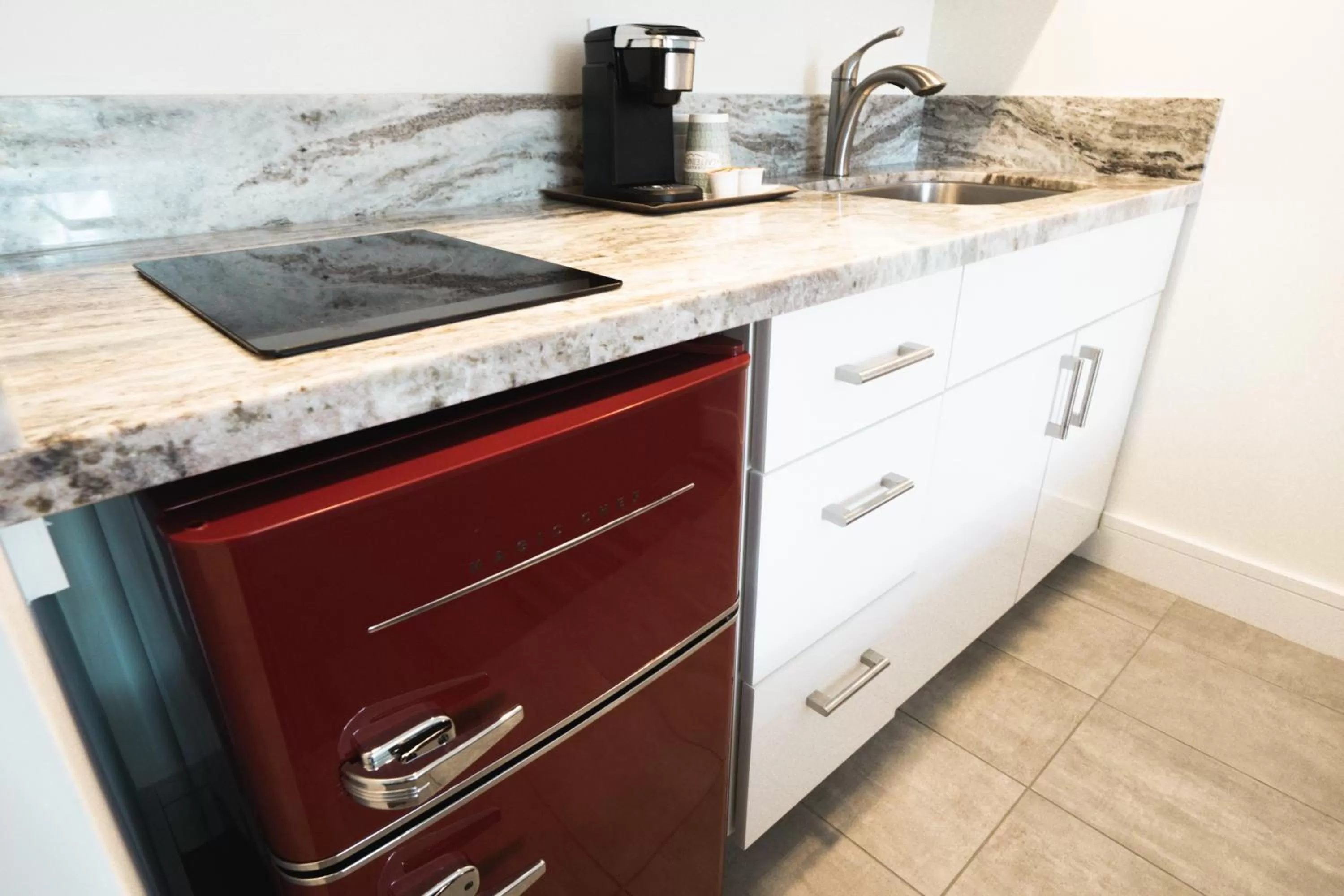 Kitchen or kitchenette in Hotel La Croix