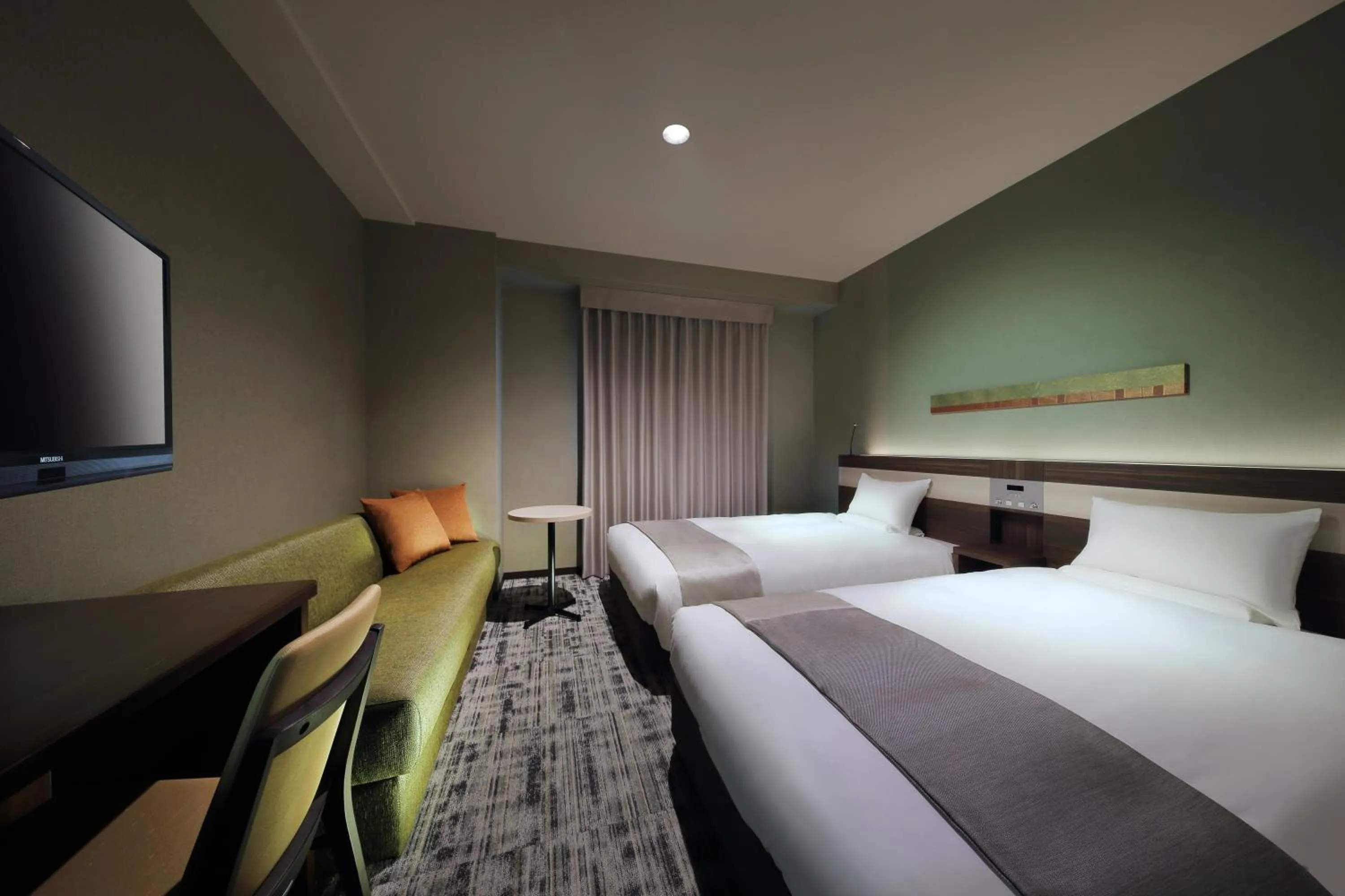 Bed in JR-East Hotel Mets Fukushima