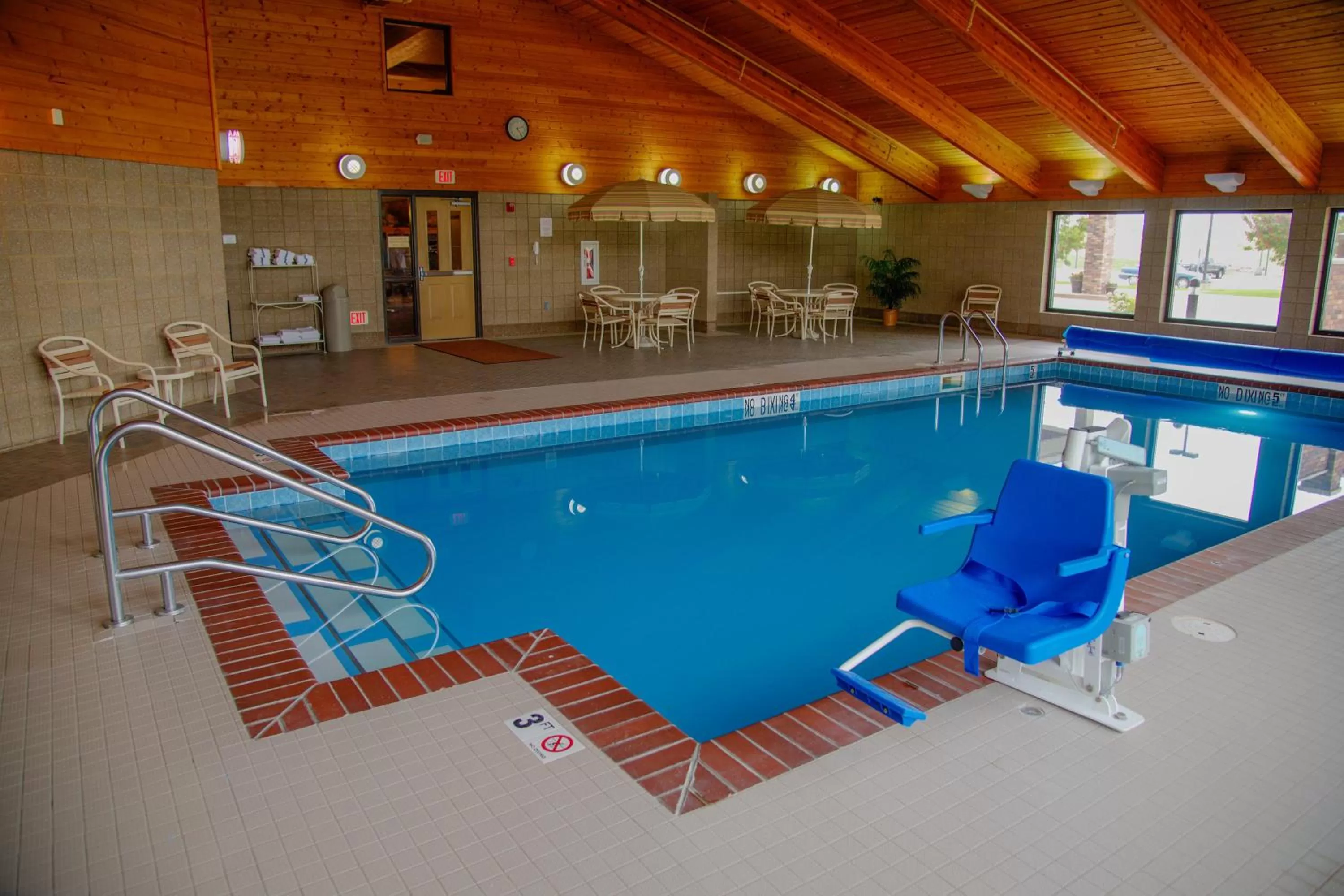 Swimming pool in AmericInn by Wyndham Havre