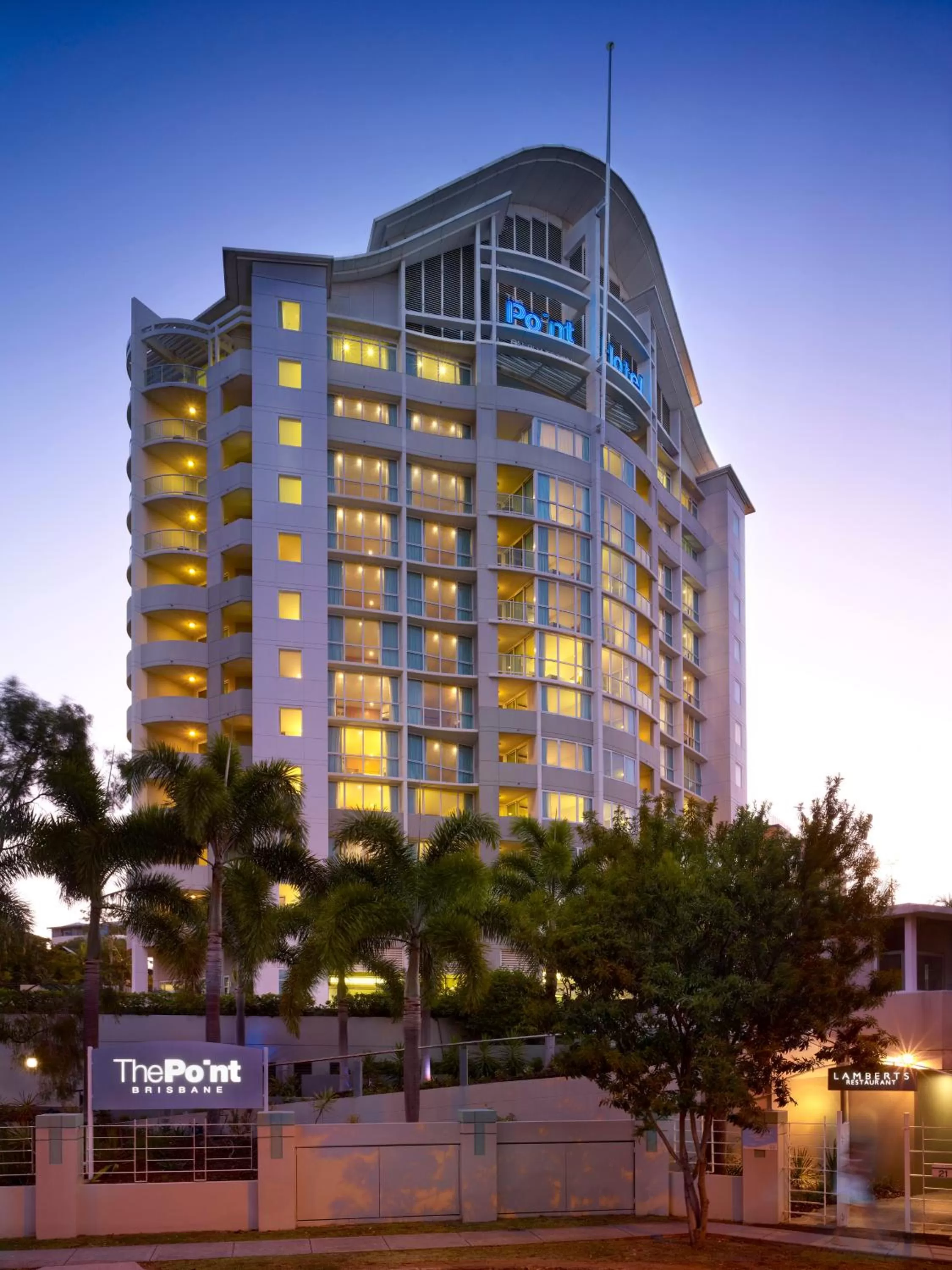Property building in The Point Brisbane Hotel