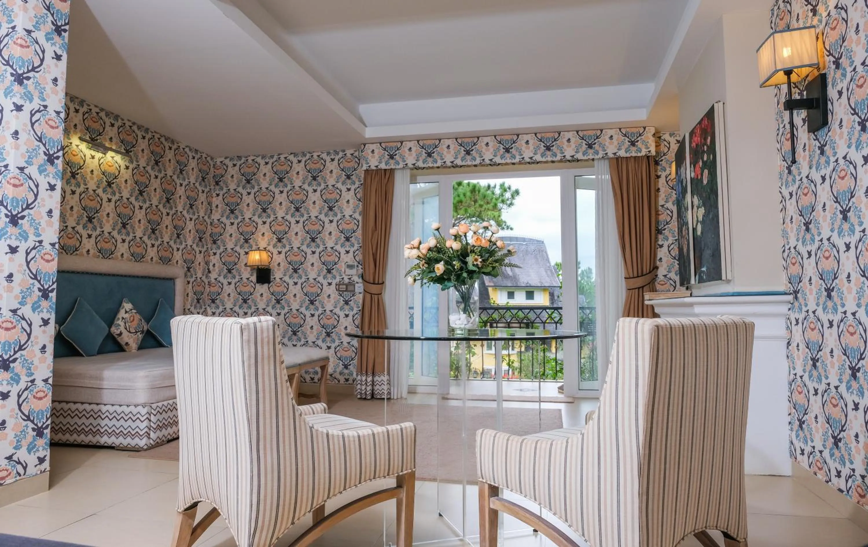 Seating area in Binh An Village Resort