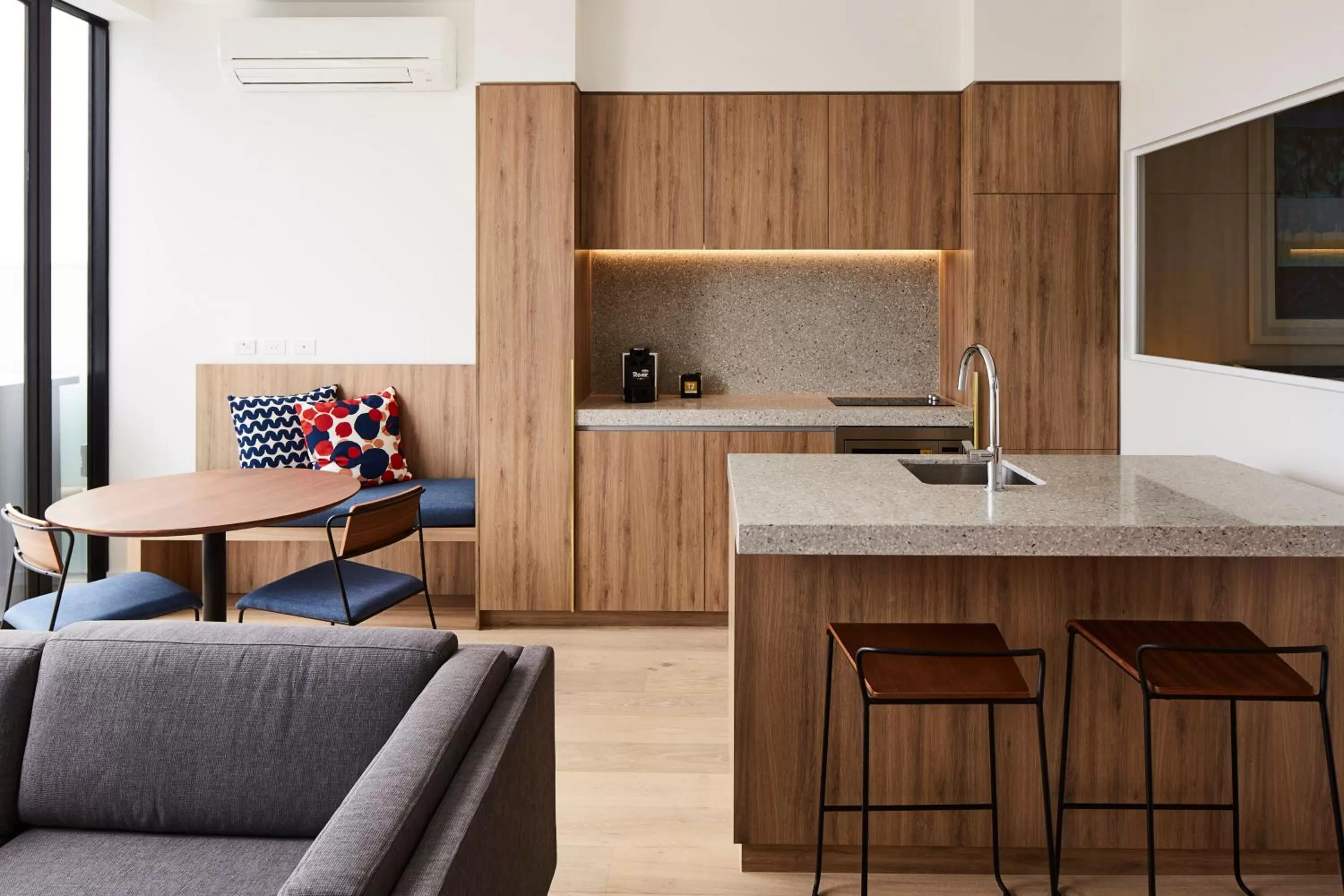 Kitchen or kitchenette in The Johnson Brisbane - Art Series