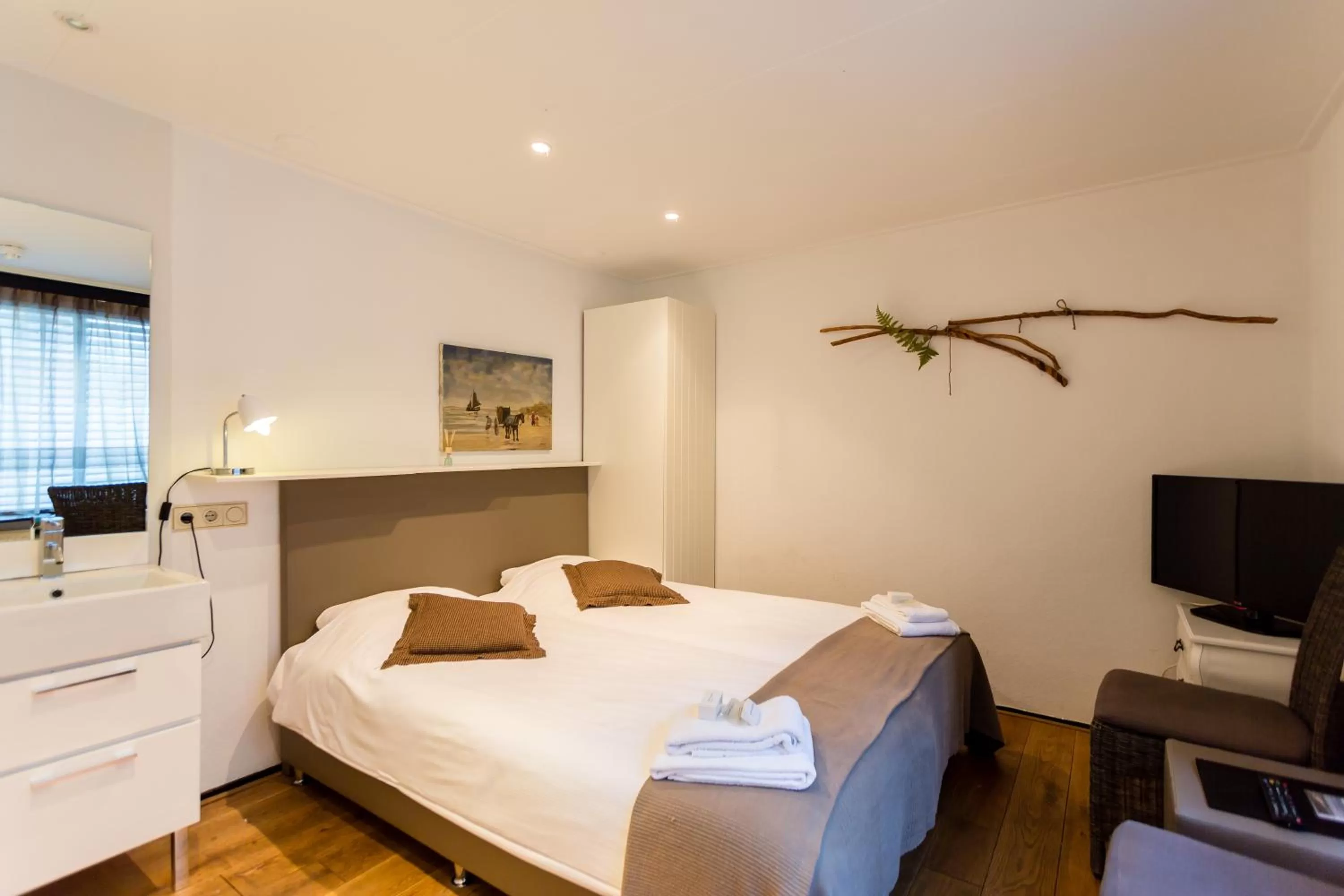 Bed in Hotel Heerlijkheid Bergen