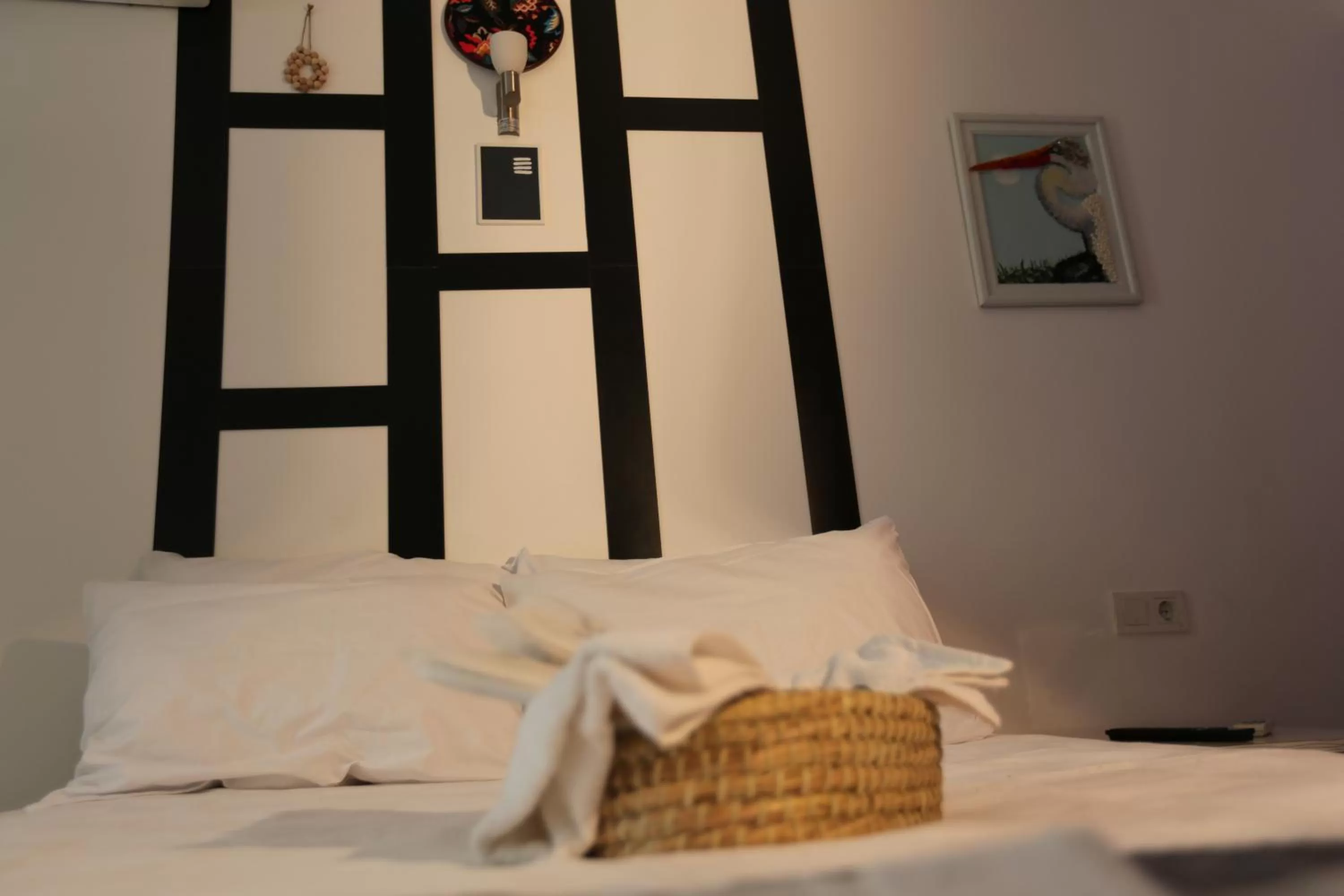 Decorative detail, Bed in Lavender Otel