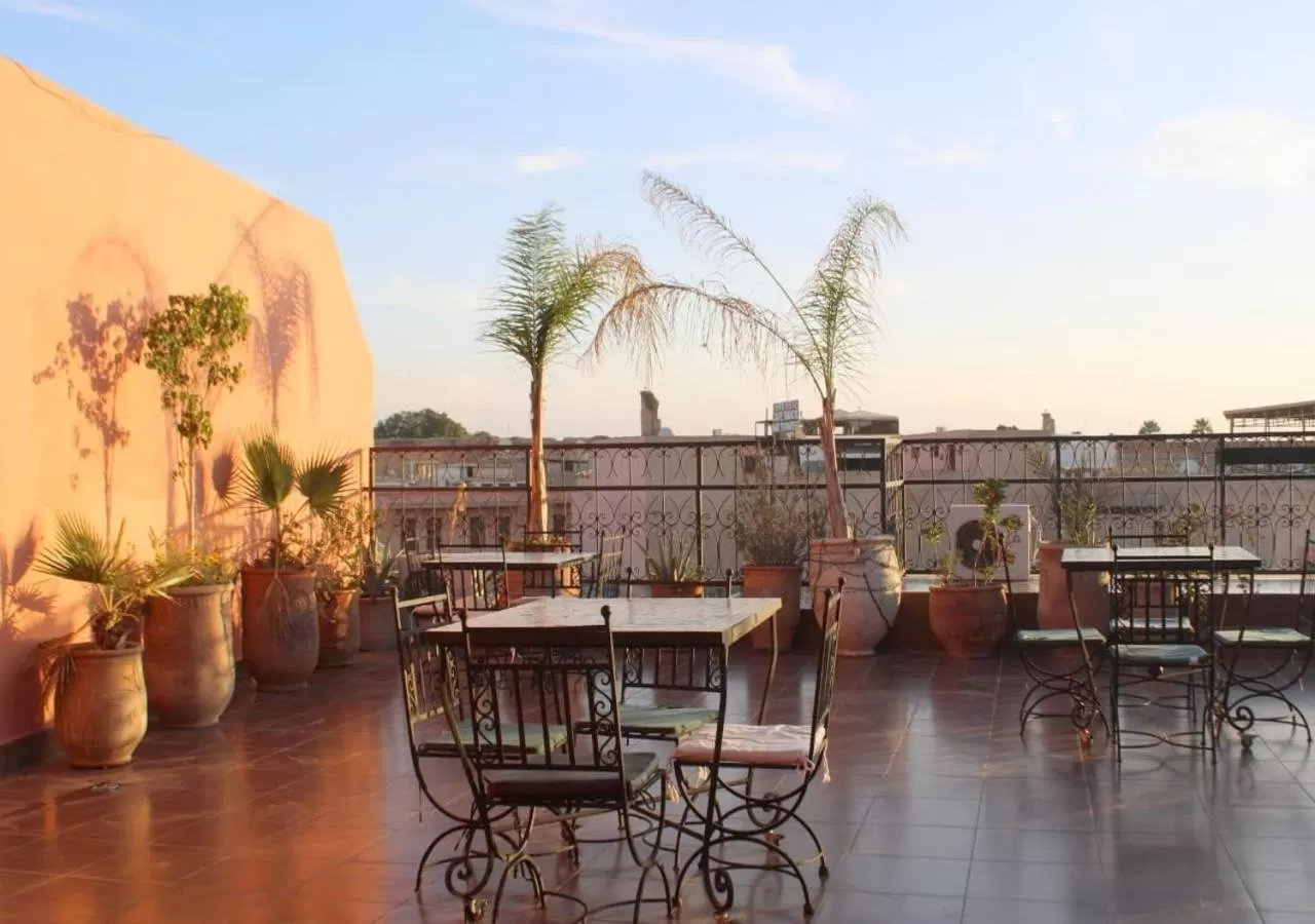 Patio in Résidence Miramare Marrakech