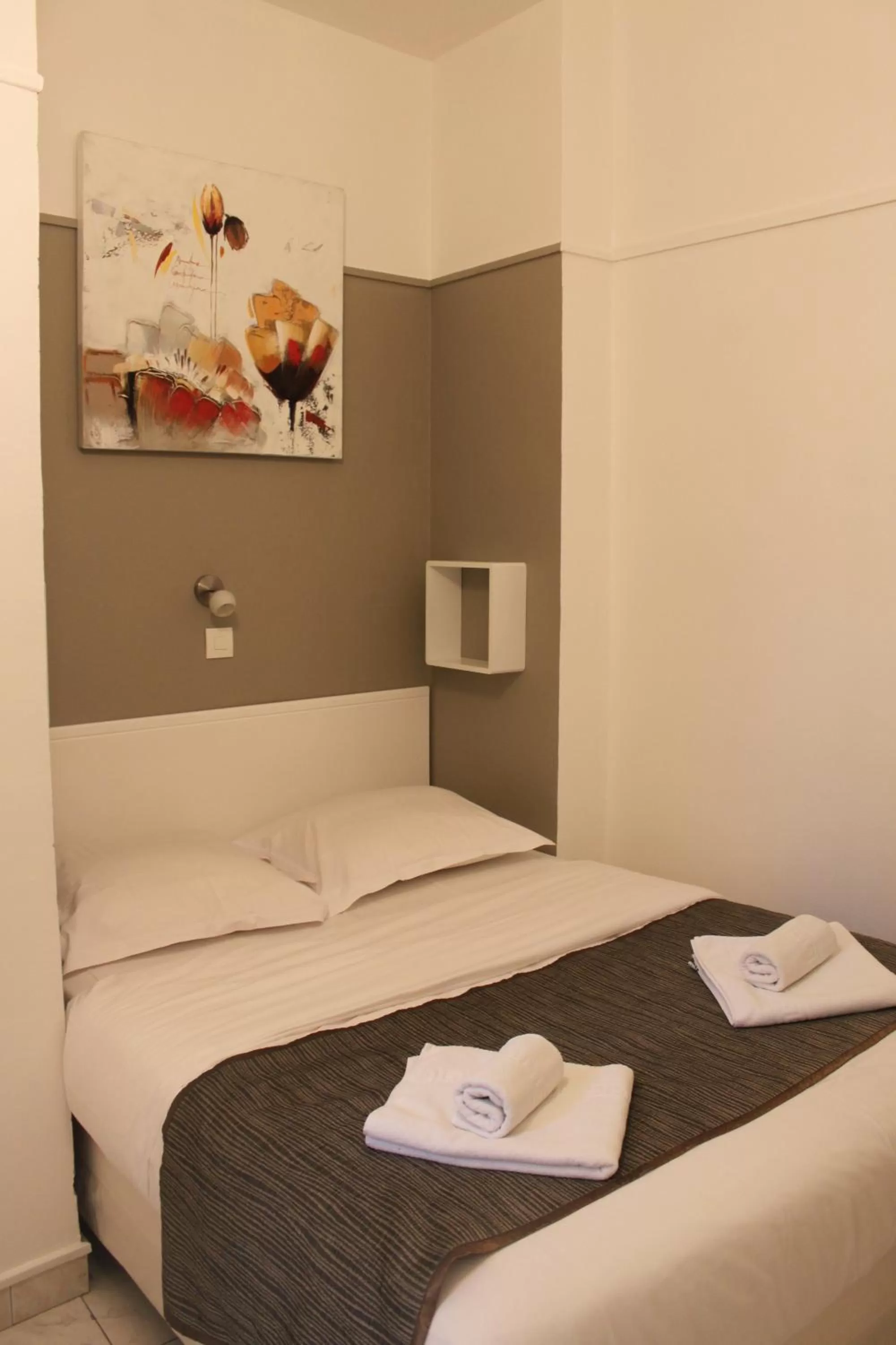 Bedroom, Bed in Hotel Danemark