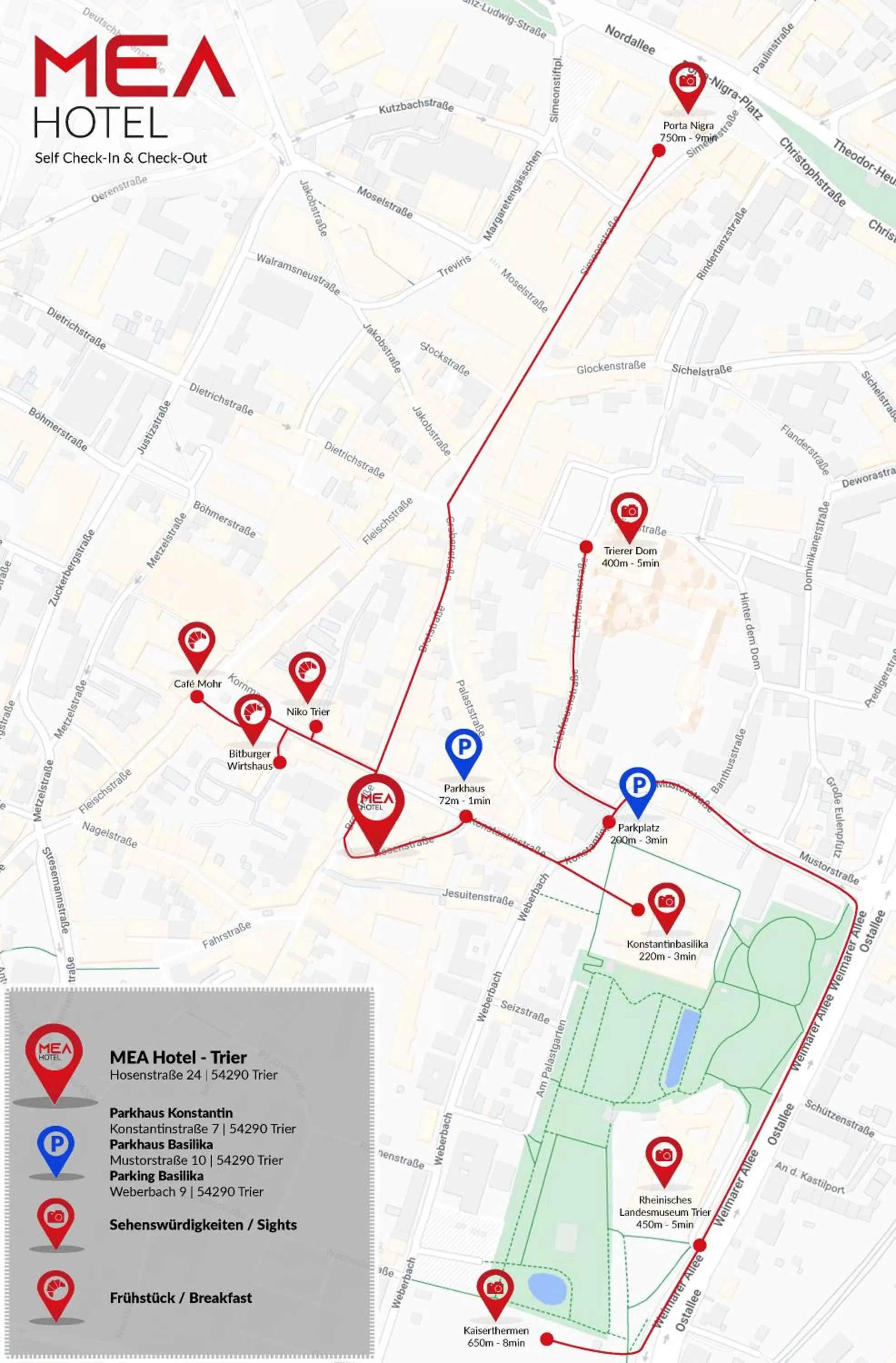 Property building, Bird's-eye View in MEA HOTEL TRIER