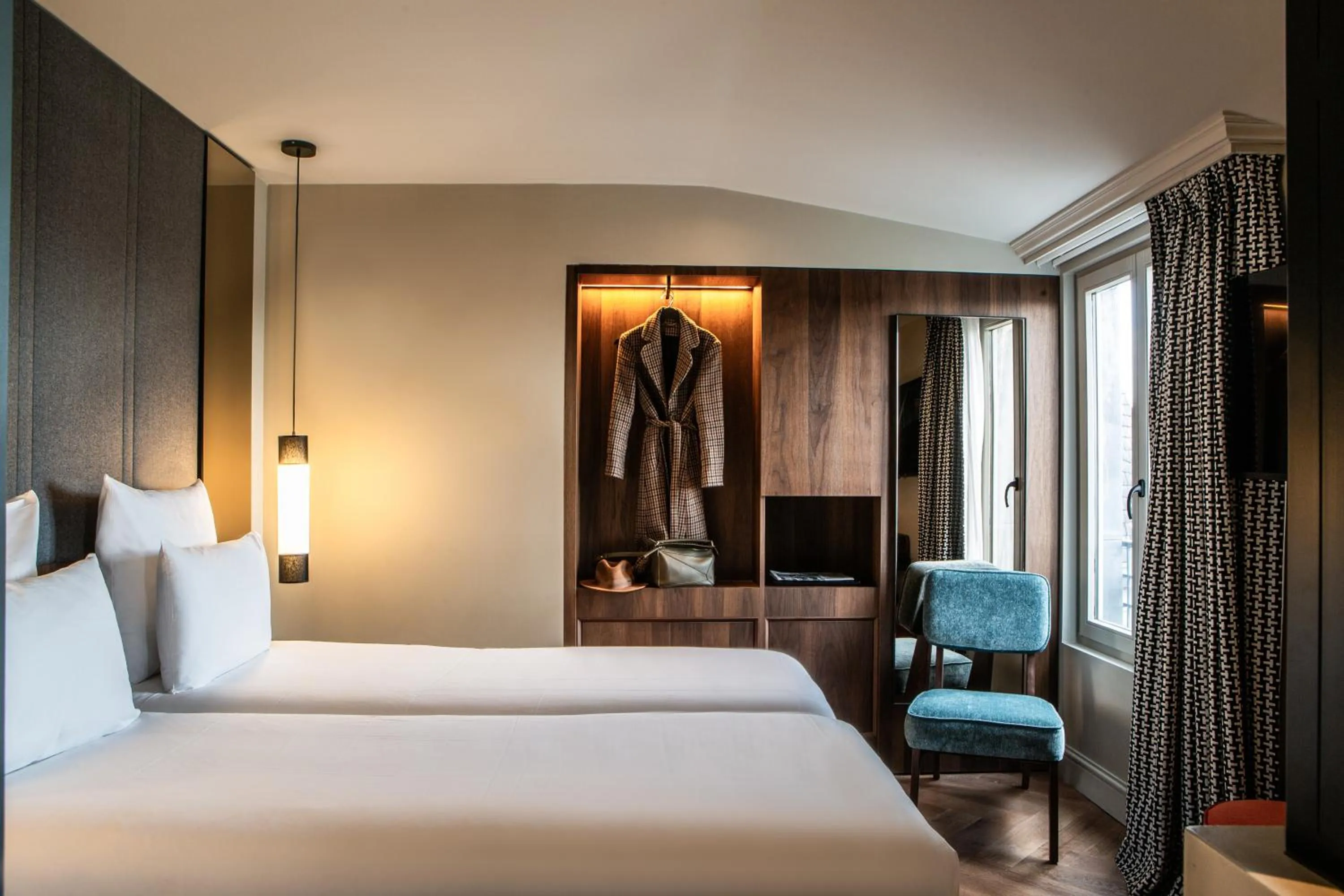 Bed in Hotel Flanelles Paris