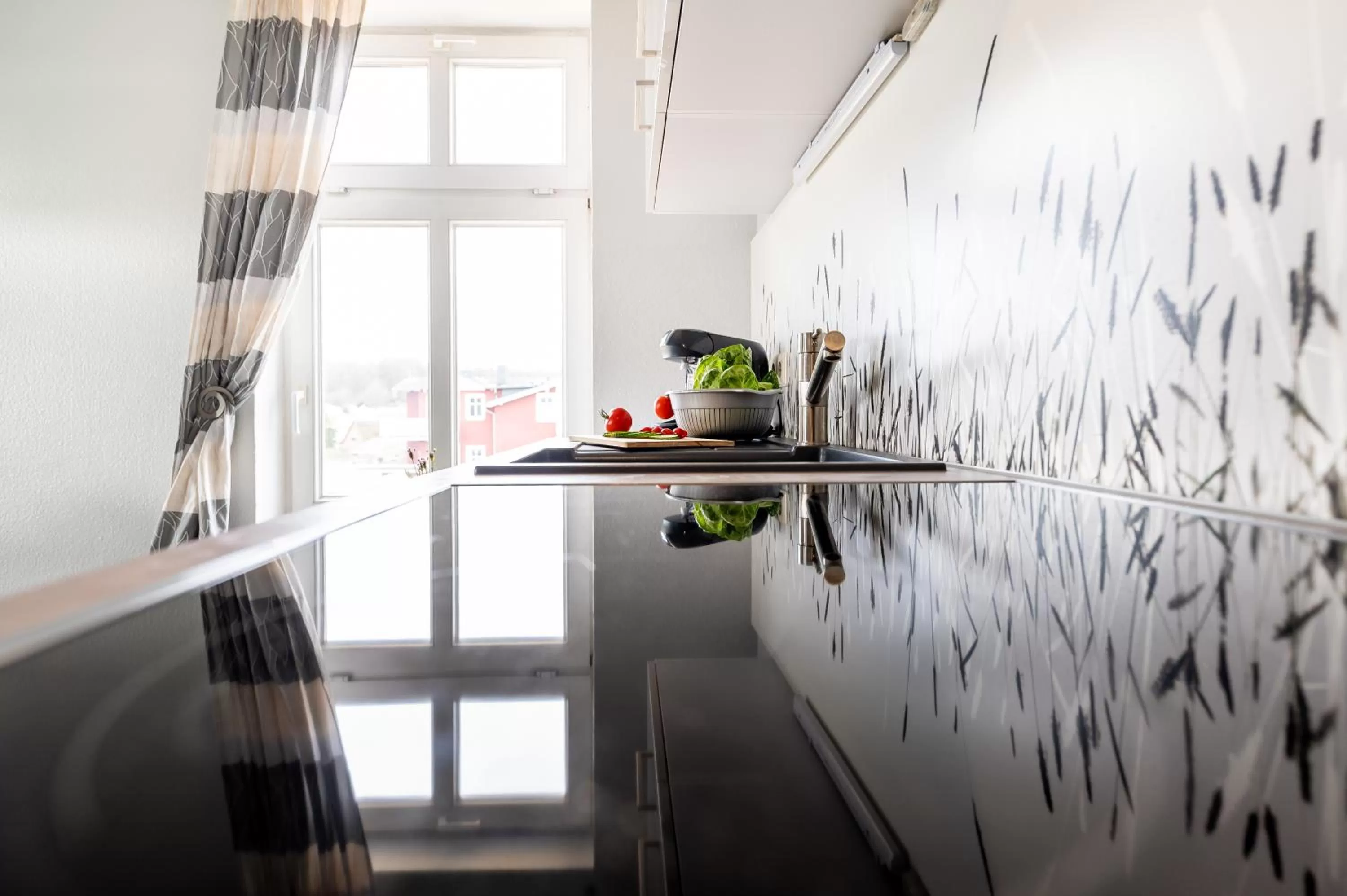 Kitchen or kitchenette, Kitchen/Kitchenette in Haus Ferienglück Sauna im Haus