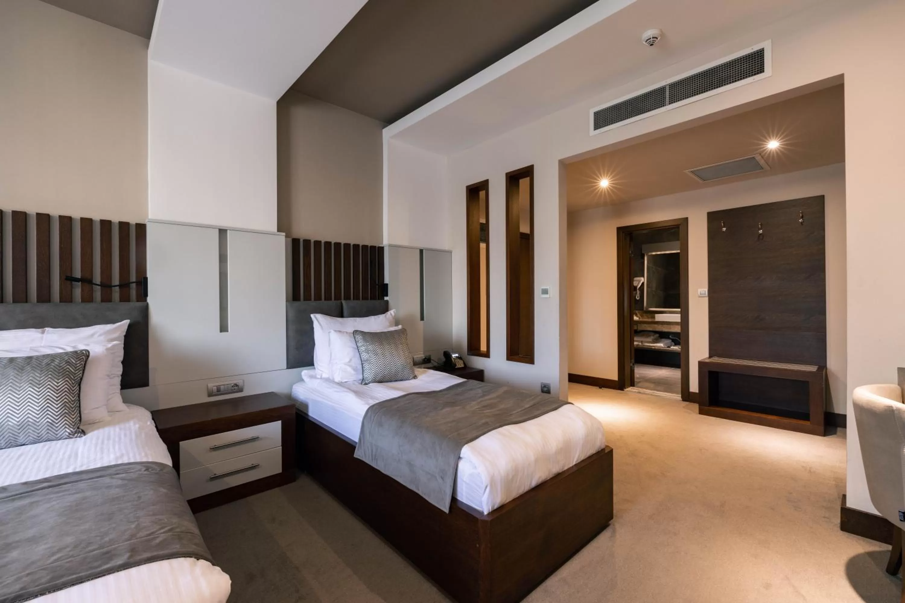 Bed in Hotel Prishtina