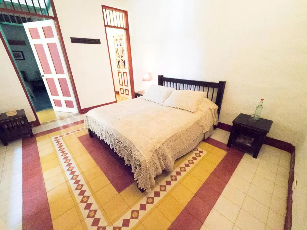 Bed in El Despertar Hotel