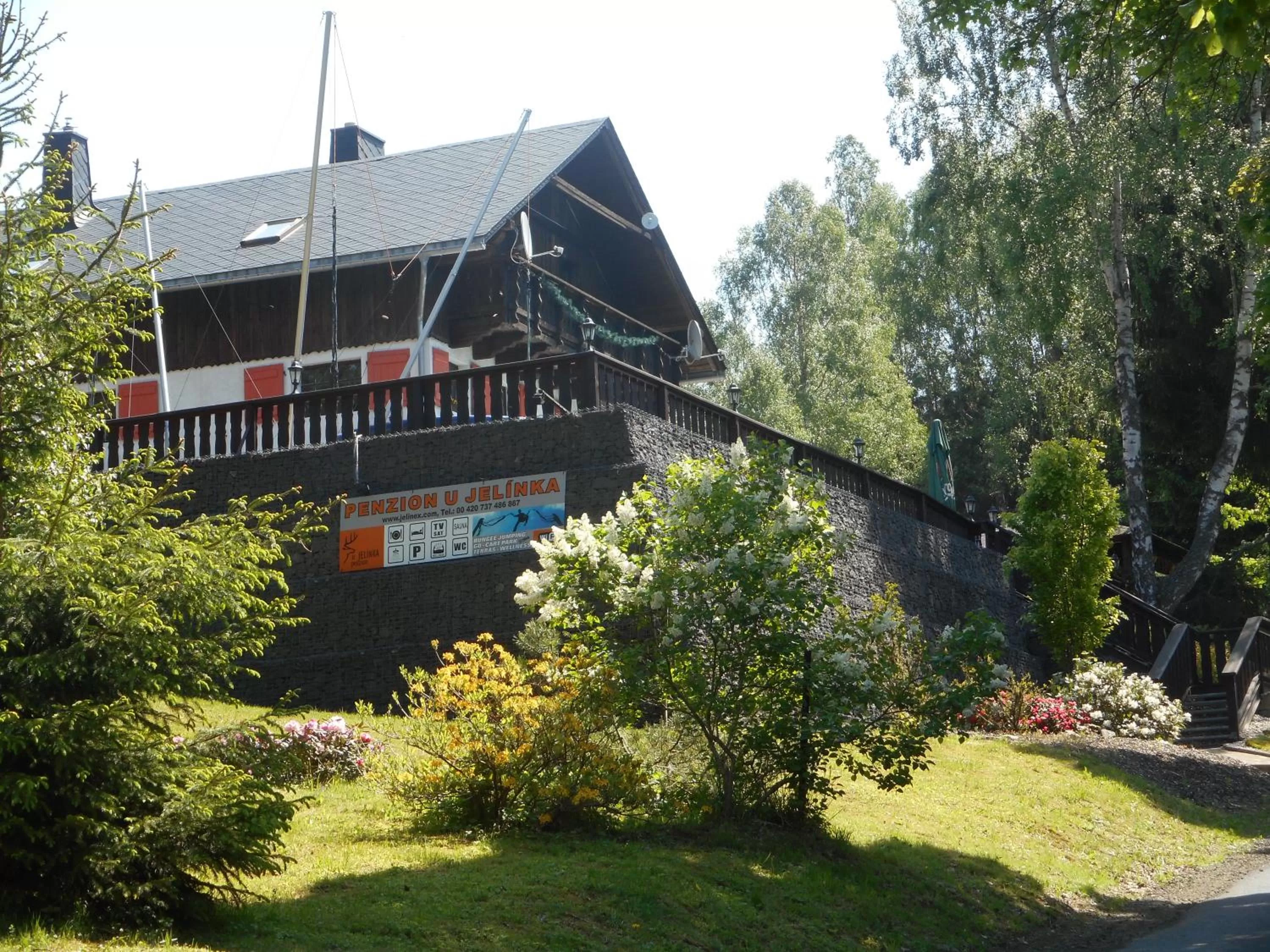 View (from property/room), Property Building in Pension U Jelinka