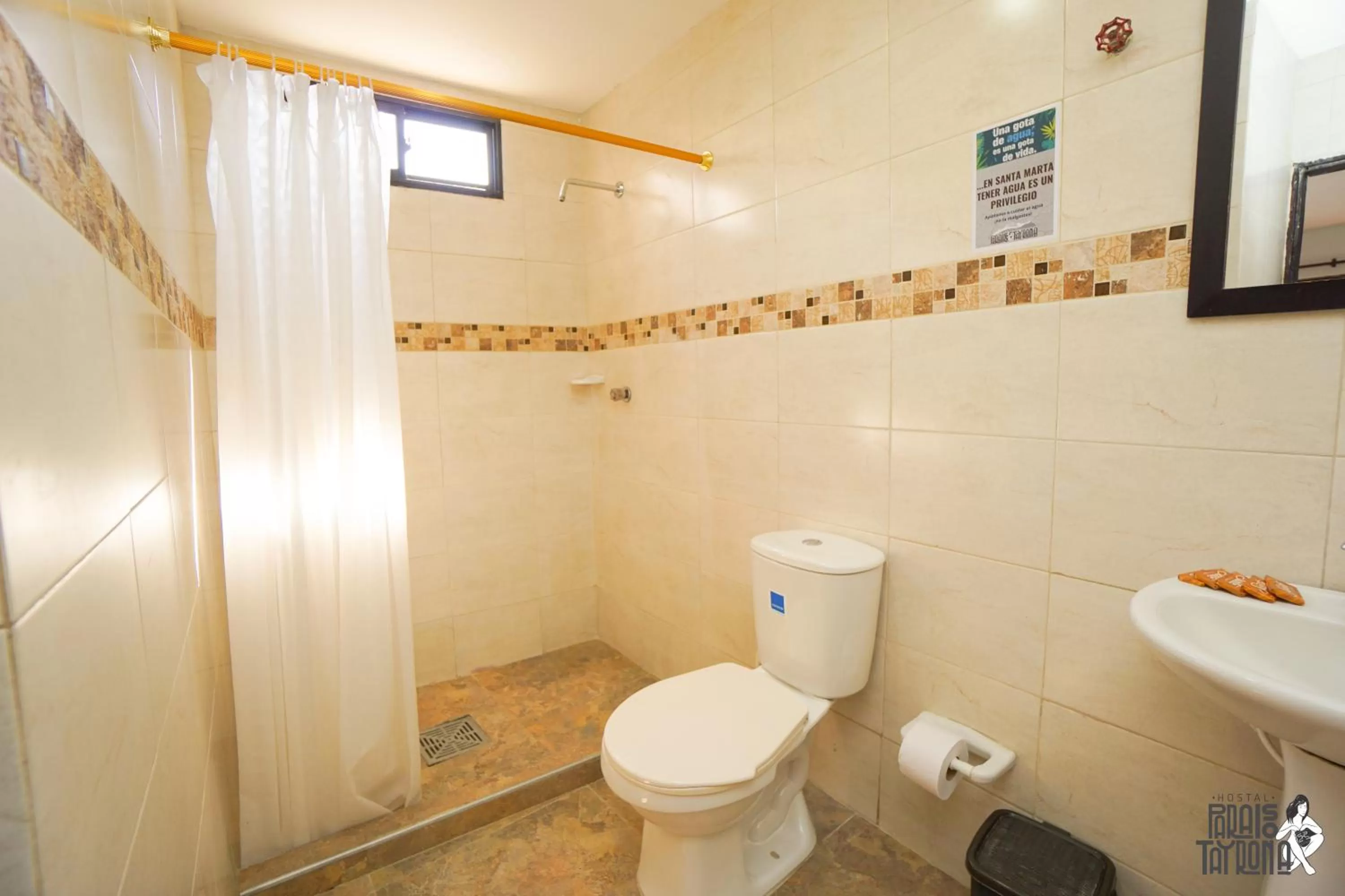 Shower, Bathroom in Hostal Paraiso Tayrona