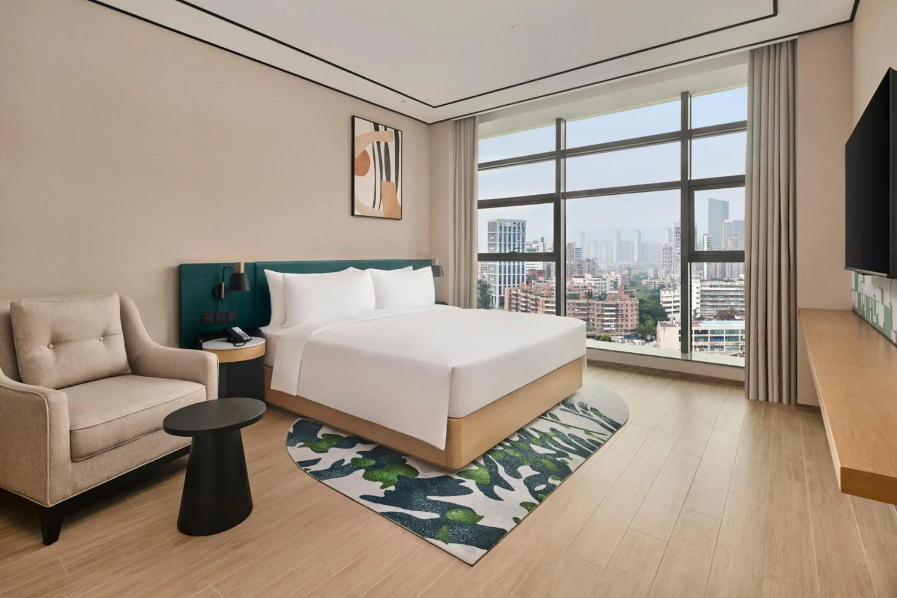 Bedroom, Bed in Hilton Garden Inn Zhuhai Jinan University