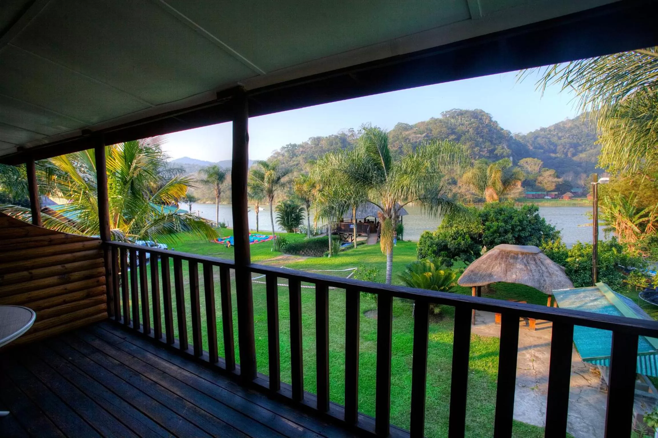 Patio in The Spotted Grunter Resort