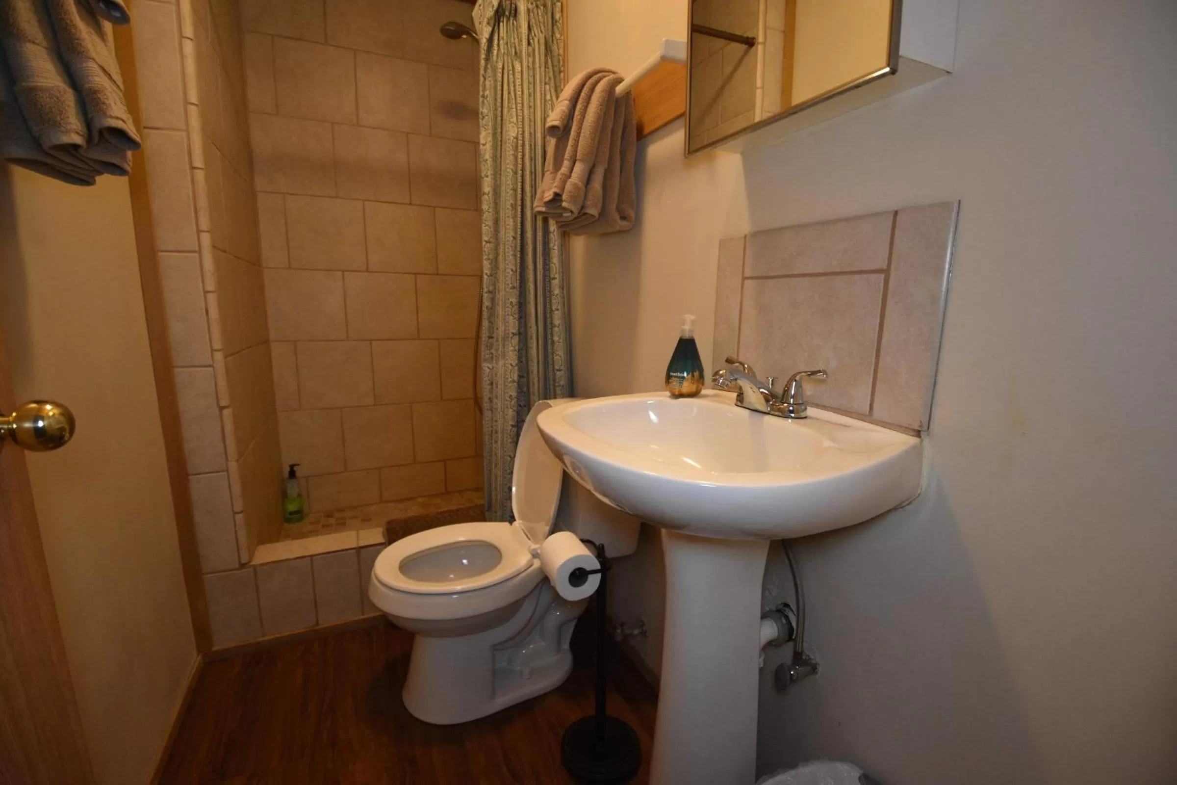 Bathroom in Alaska Grizzly Lodge