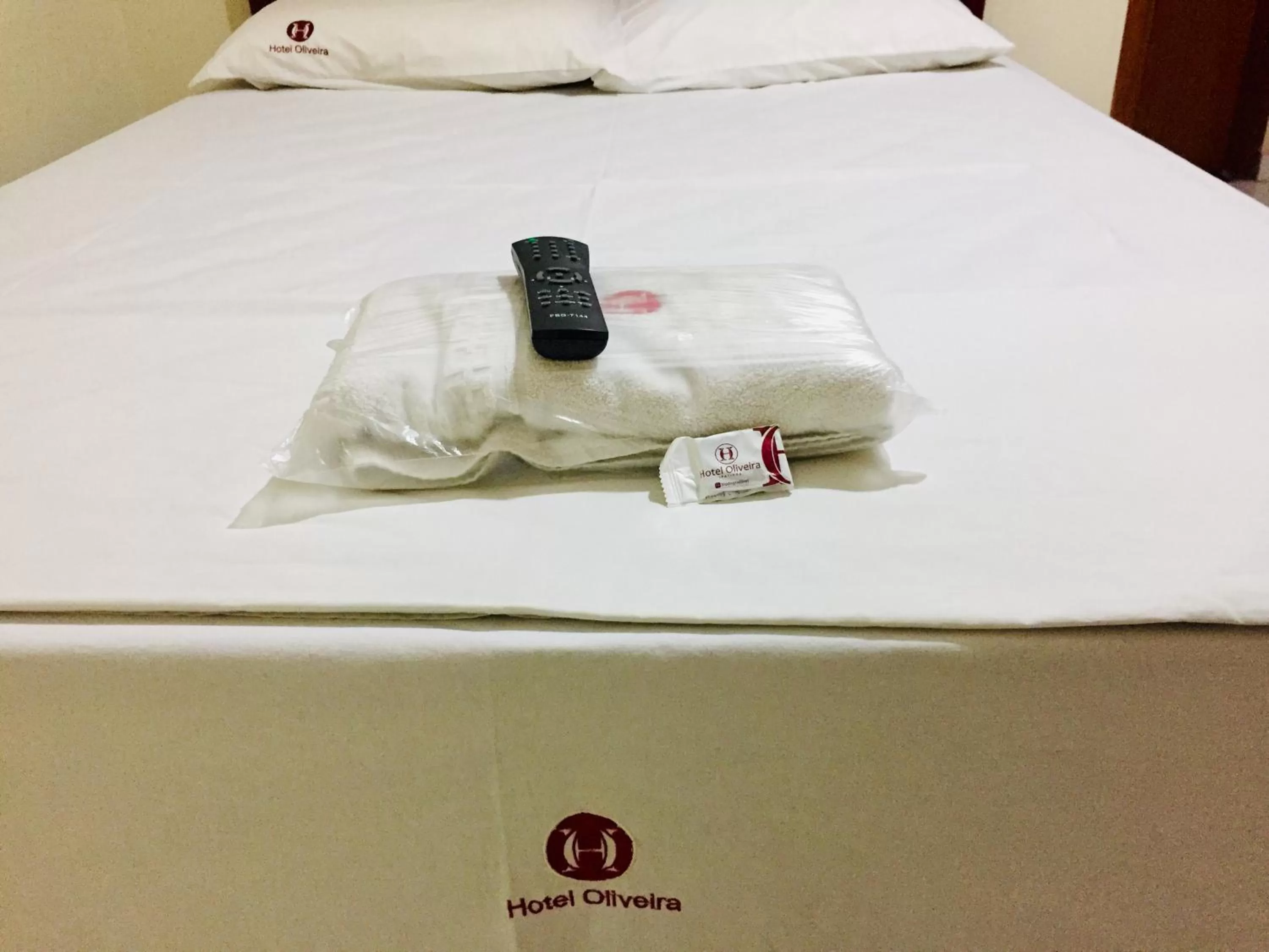 Bed in Hotel Oliveira