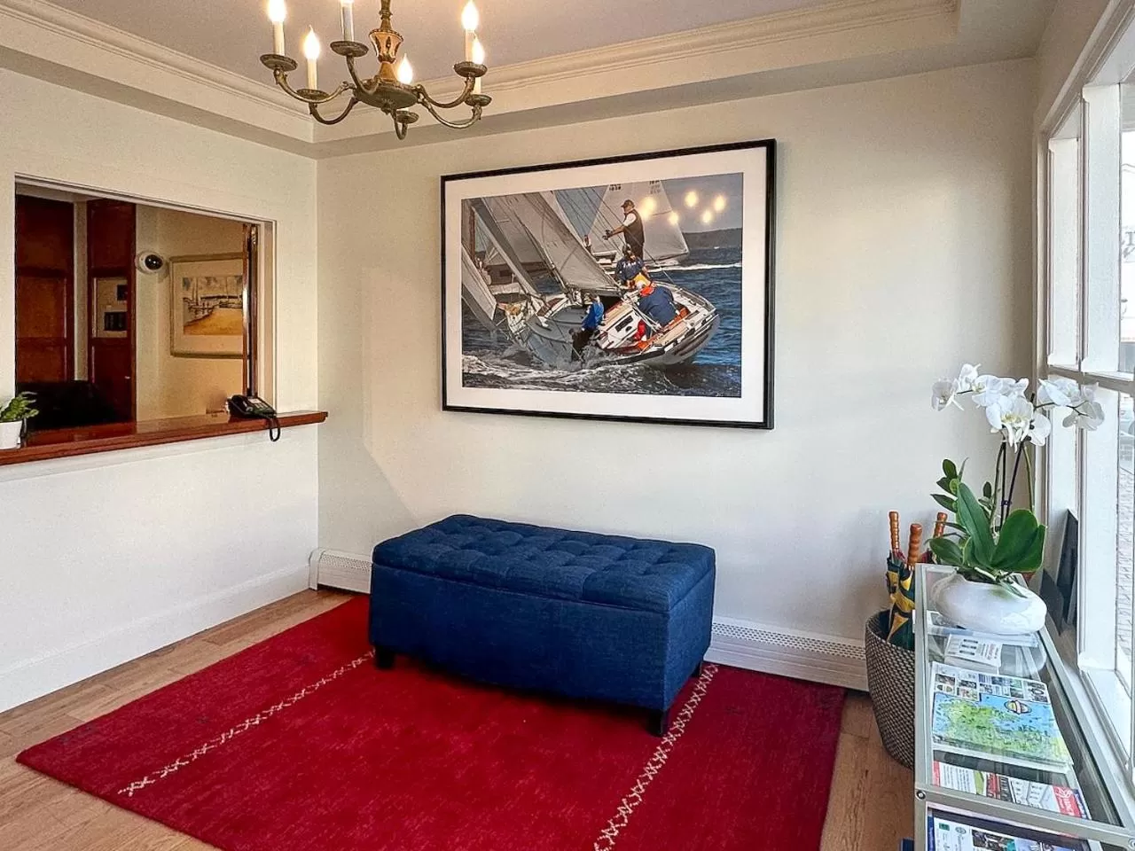 Lobby or reception in Harborside Inn