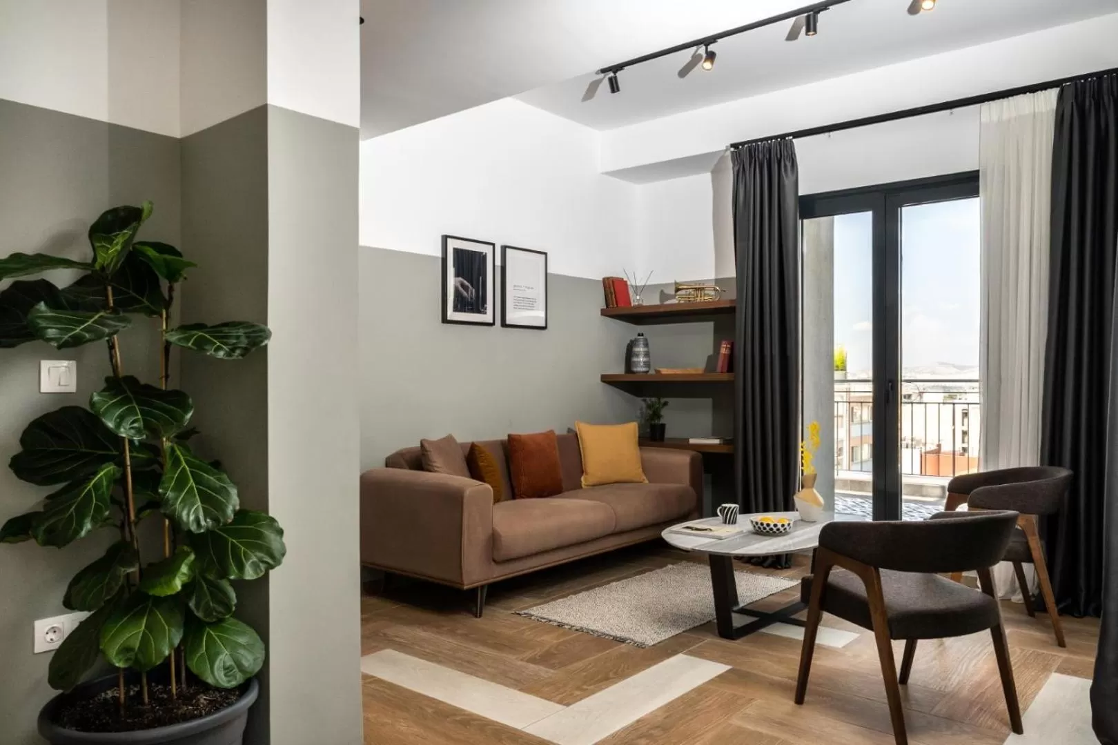 Seating area in Play Theatrou Athens a member of Brown Hotels