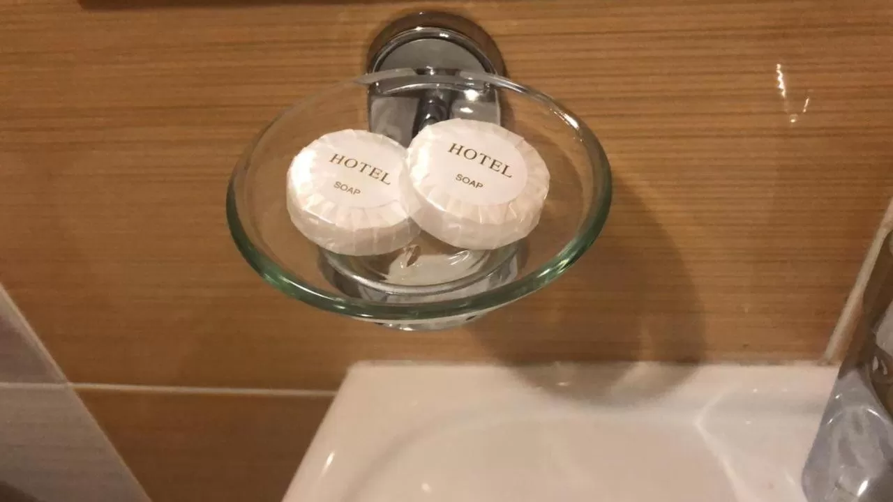 Bathroom in Altai Business Hotel