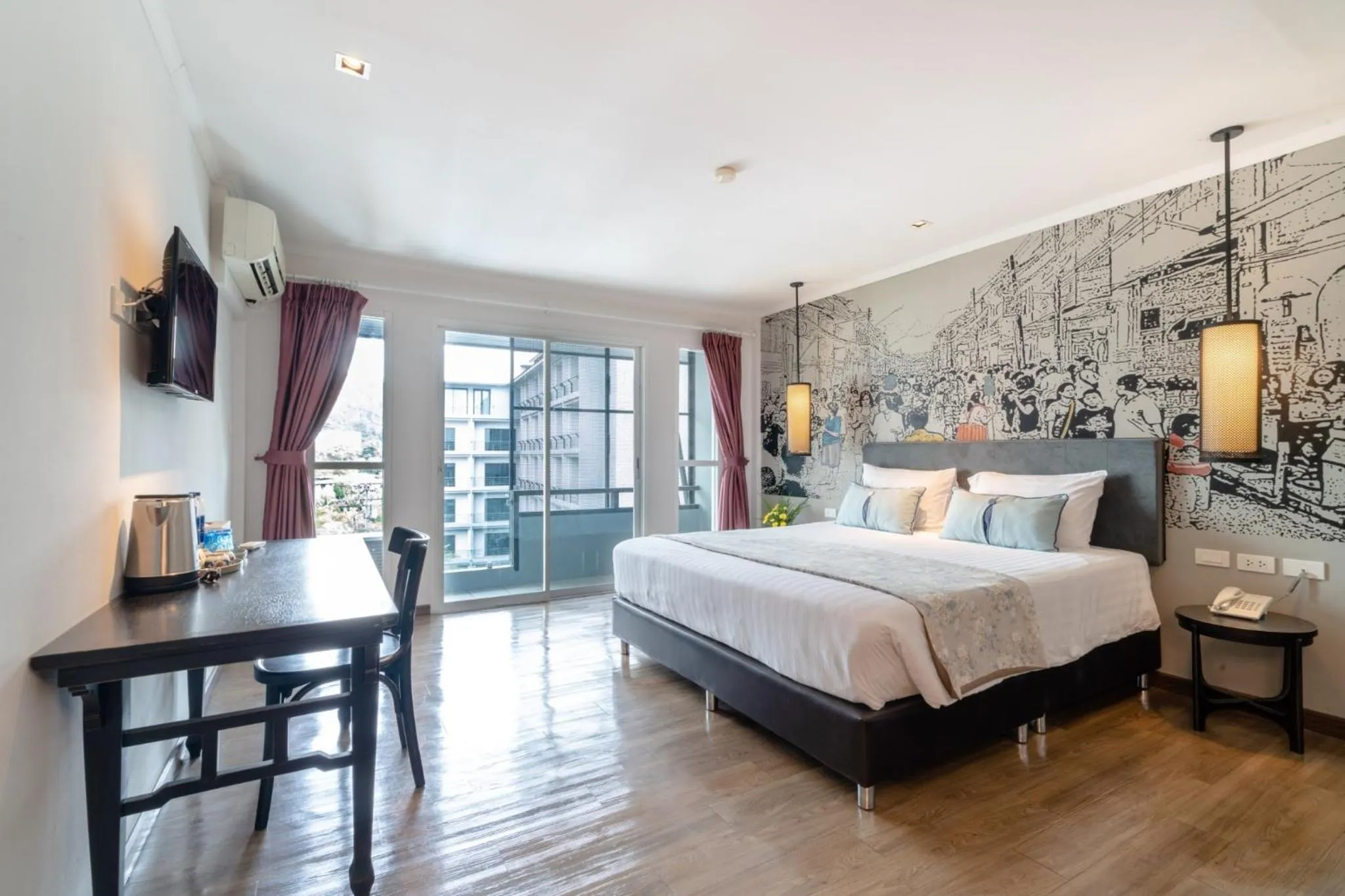 Superior Double Bed + Free Coworking Space in Bhukitta Boutique Hotel Phuket Town