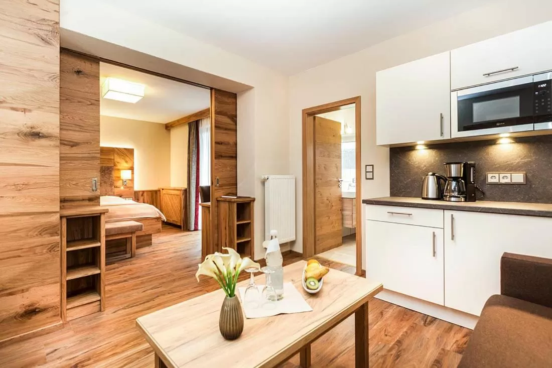 Bed in Genusshotel Hohenbogen