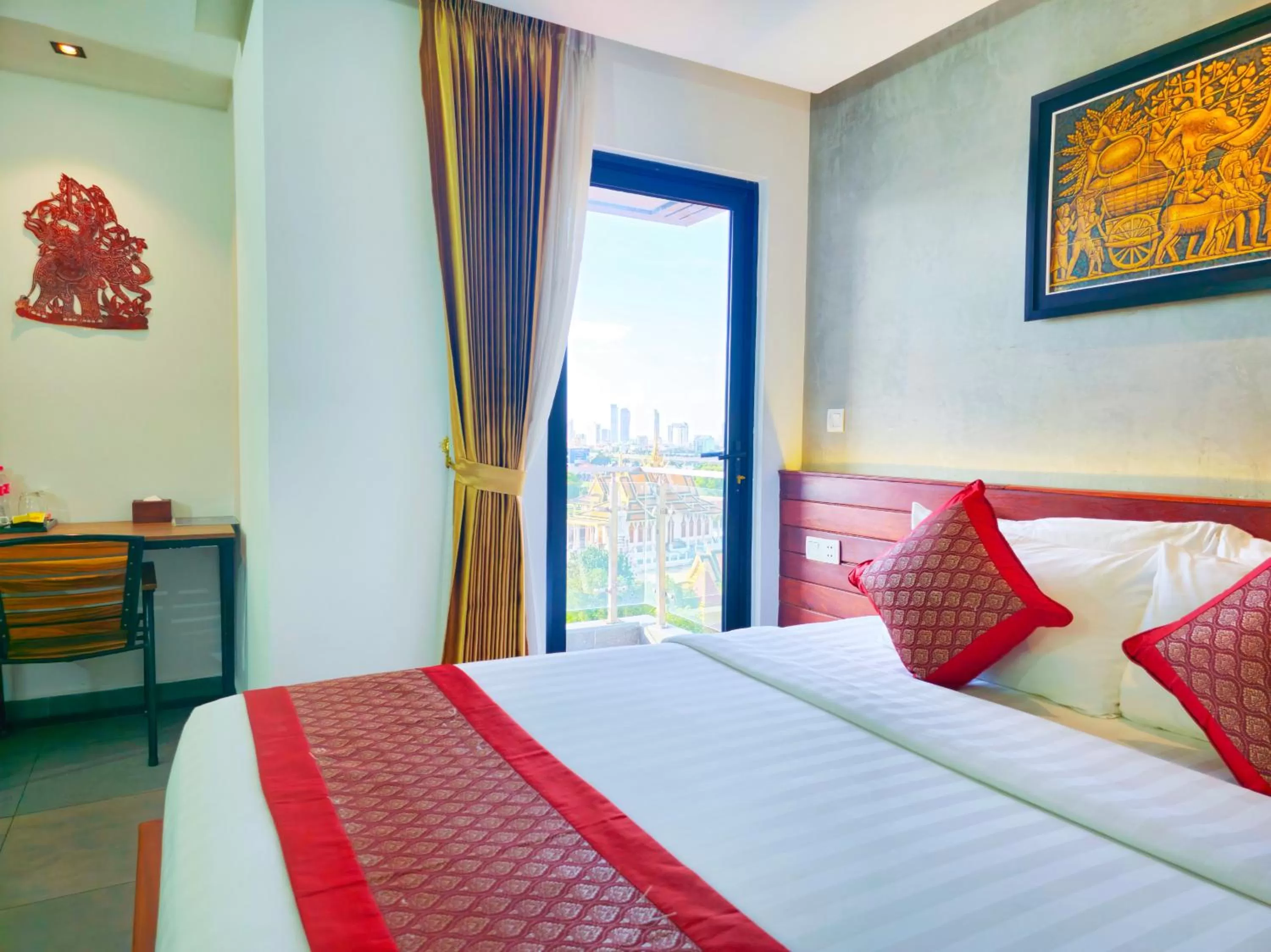 Bed in Le Botum Hotel