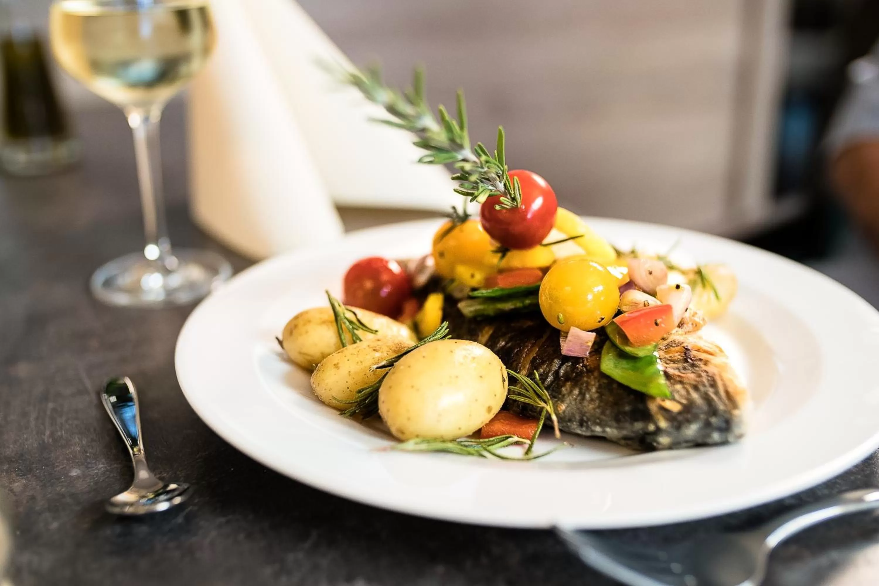 Restaurant/places to eat in AKZENT Apartmenthotel Residenz