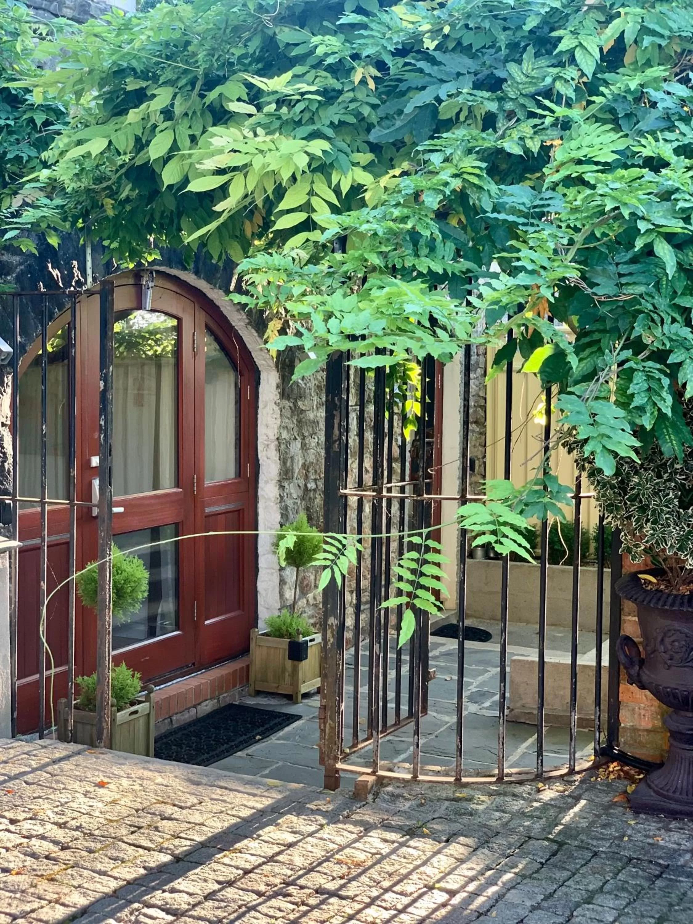 Garden view in Ferndale Mews