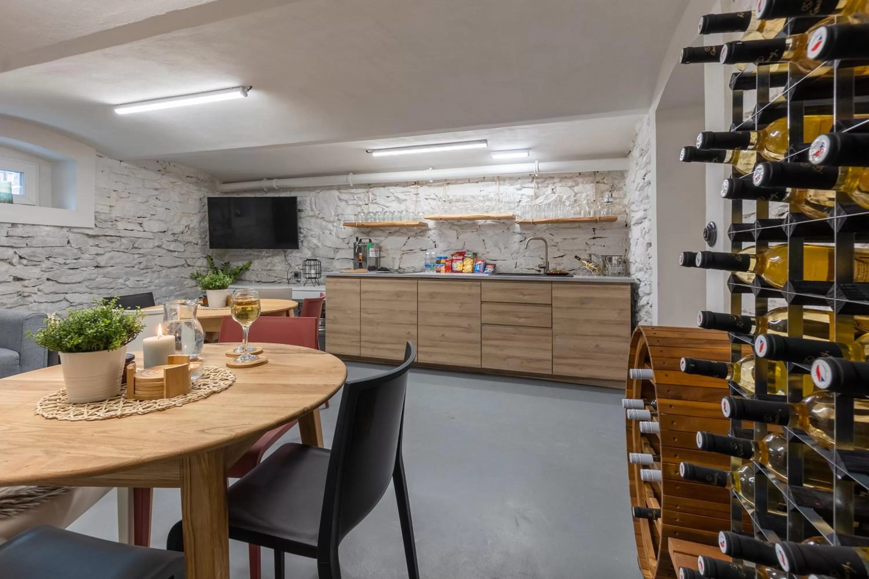 Lounge or bar in Wellness Apartmány Vila Republika