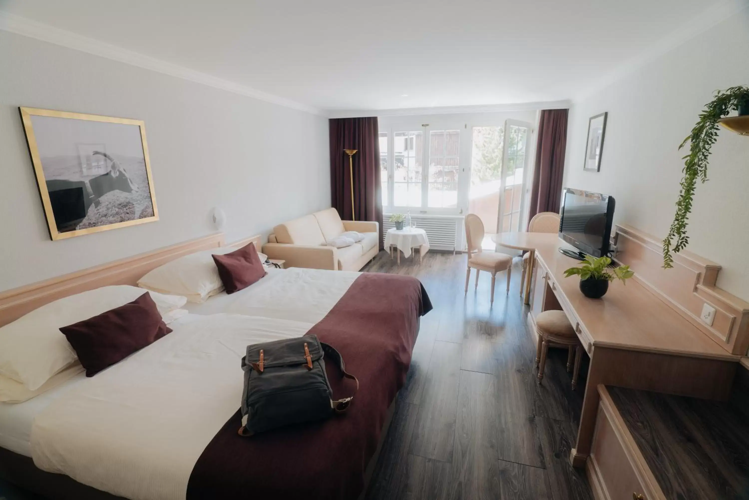 Deluxe Double Room South - single occupancy in Wellnesshotel Schweizerhof Deluxe Double Room South - single occupancy in Wellnesshotel Schweizerhof