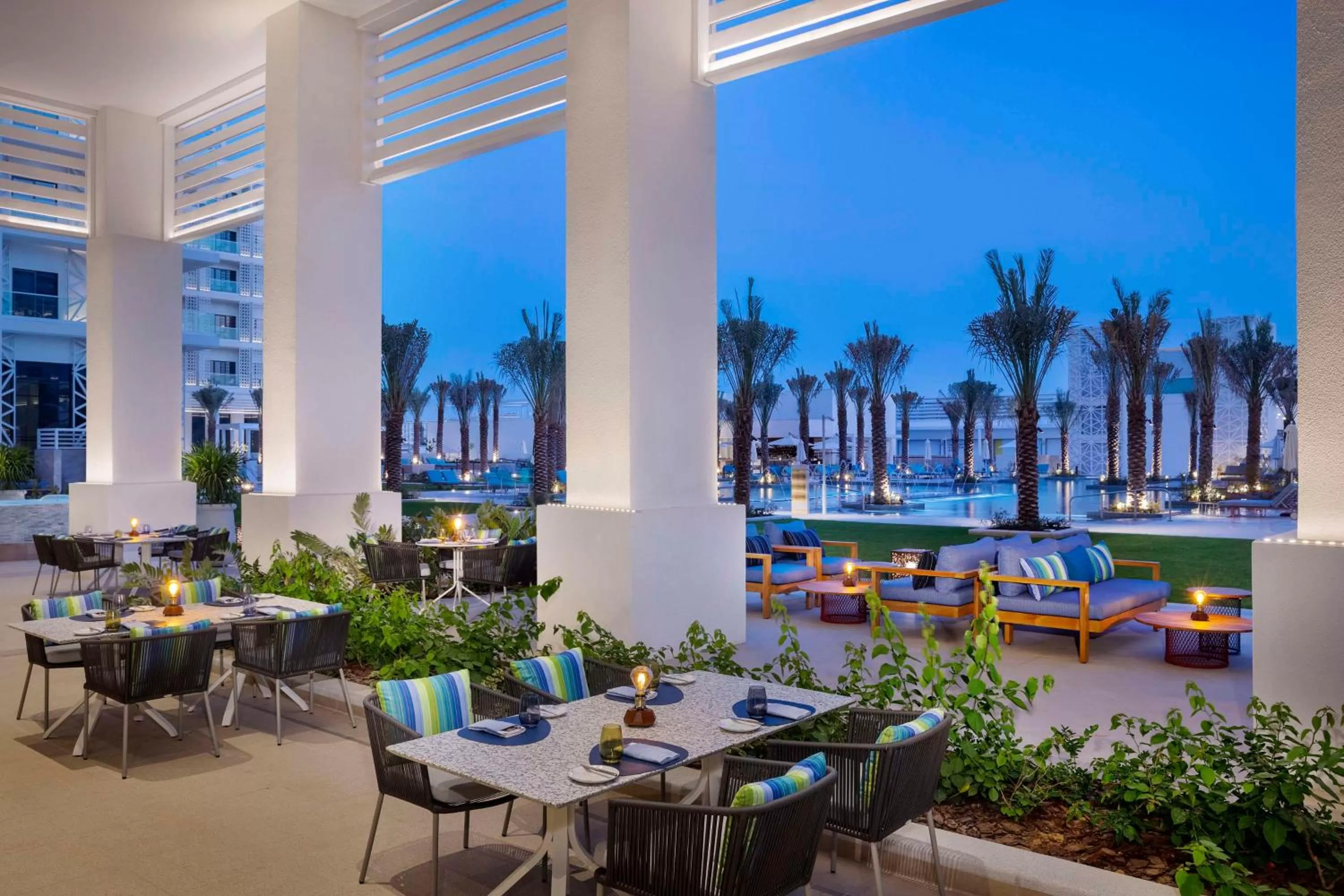 Restaurant/places to eat in Hilton Abu Dhabi Yas Island