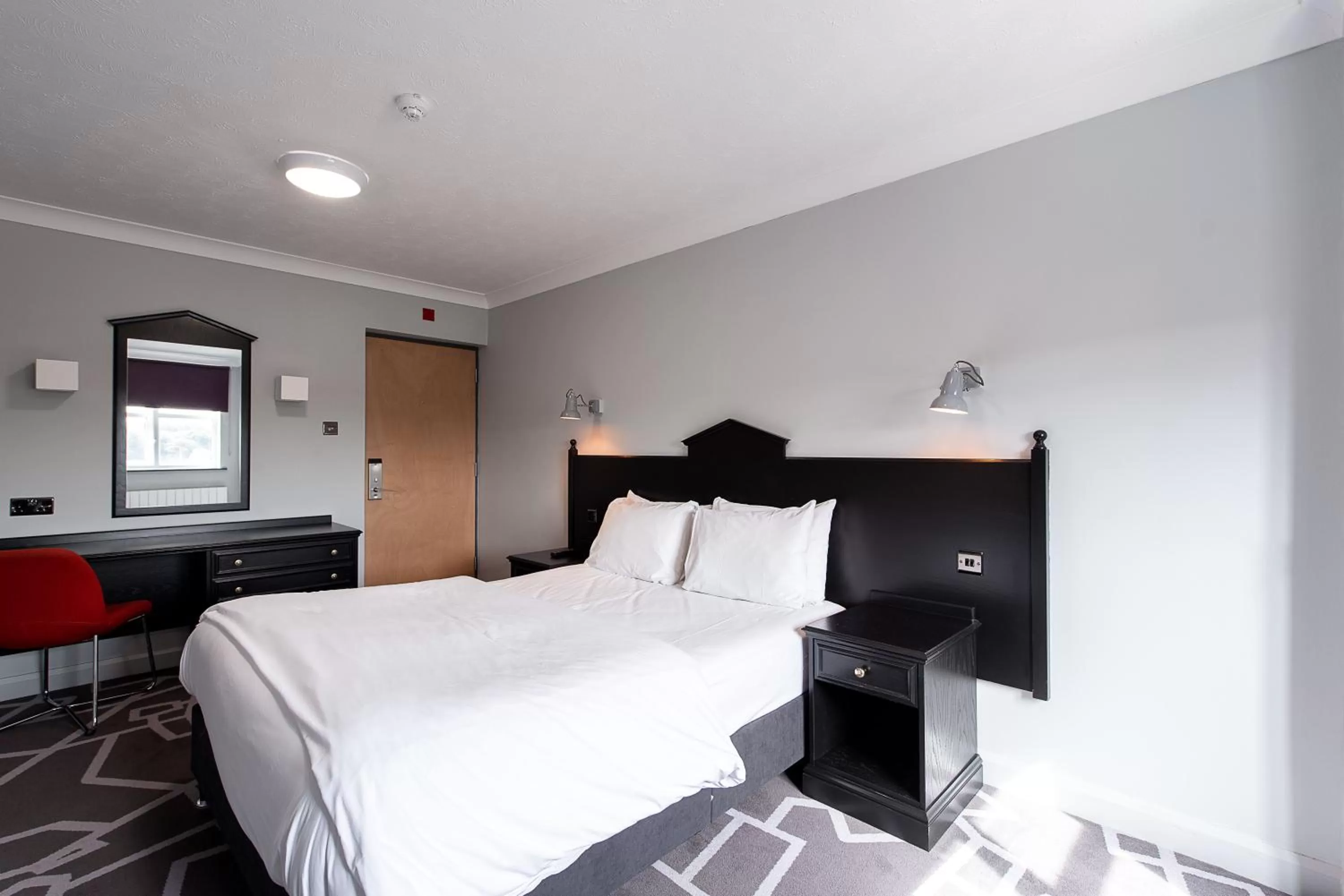 Bedroom, Bed in Village Hotel Liverpool