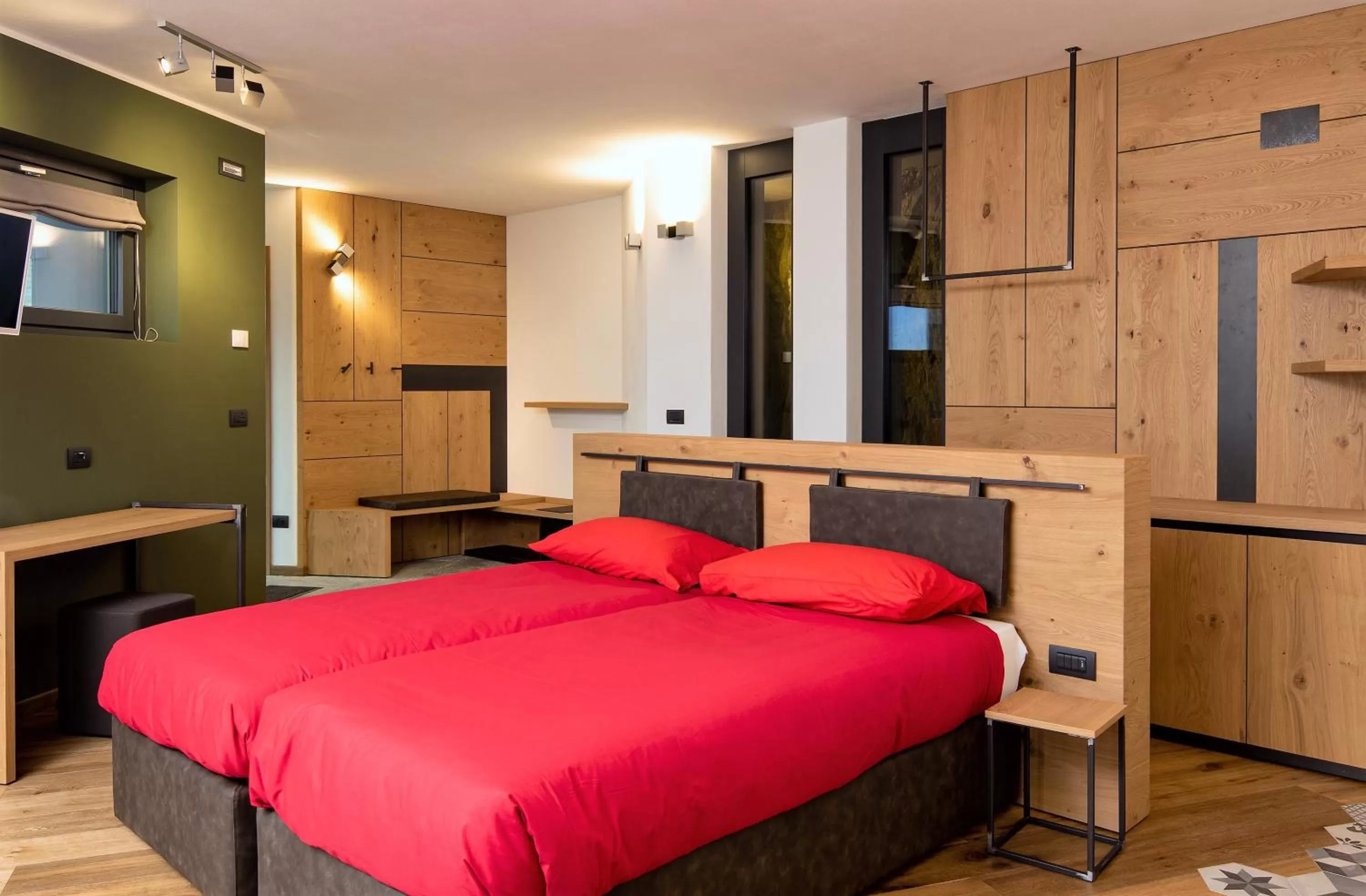 Living room, Bed in Cà Rossa #GLAMOUR