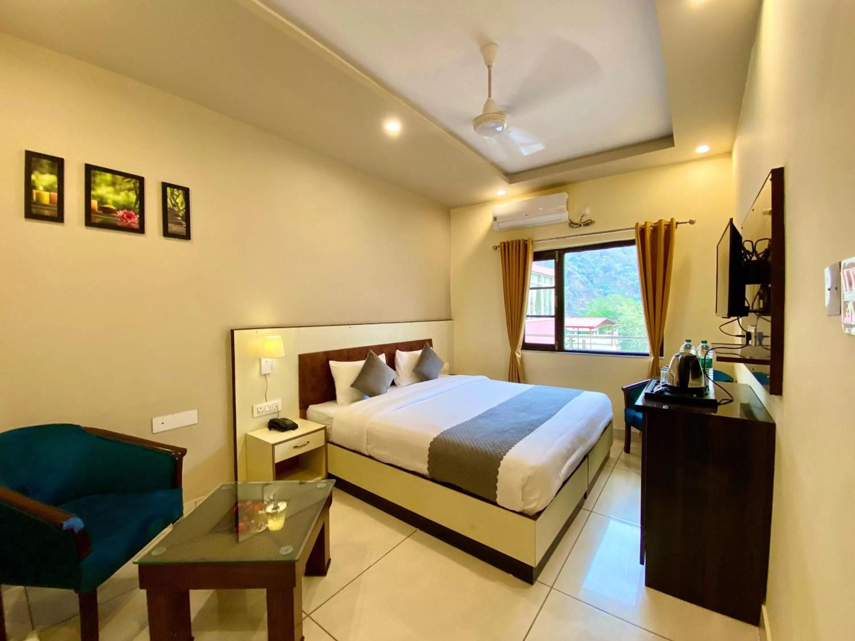 TV and multimedia, Bed in Tapovan New Residency - 5 minutes walk to Laxman jhula